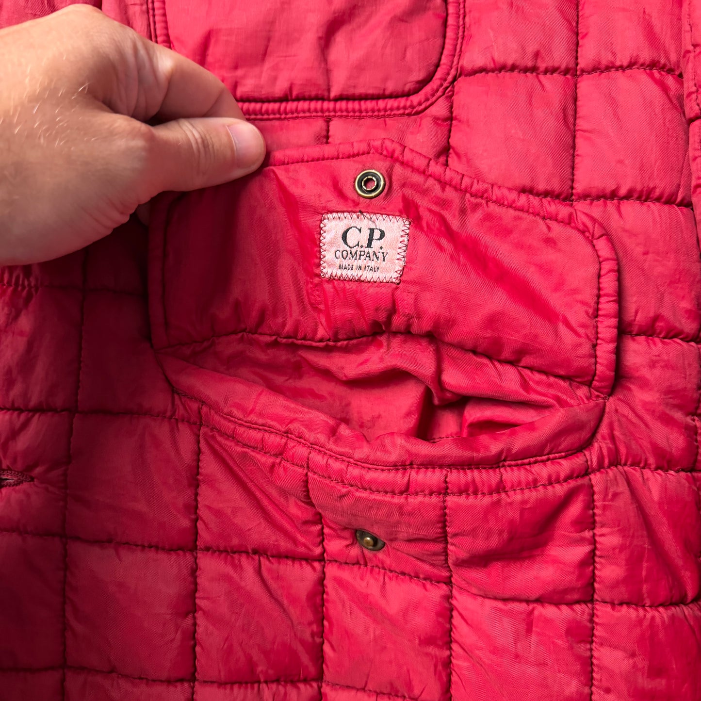 Vintage CP Company Quilted Reversible Nylon Jacket
