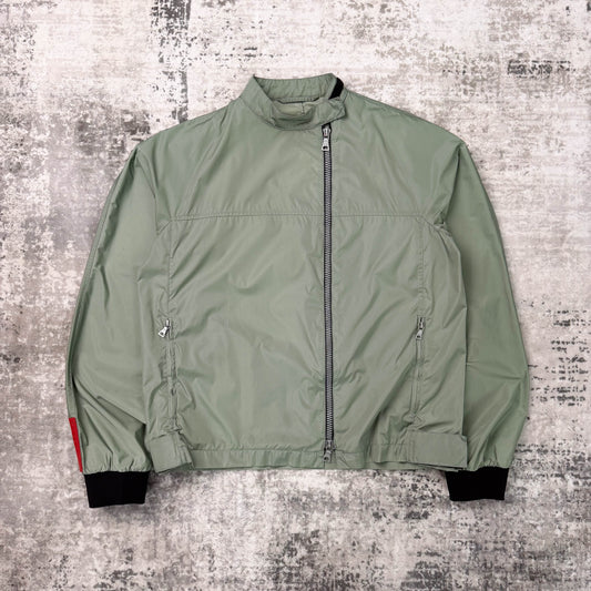 Vintage Prada Sport Asymmetric Zip Jacket (S)