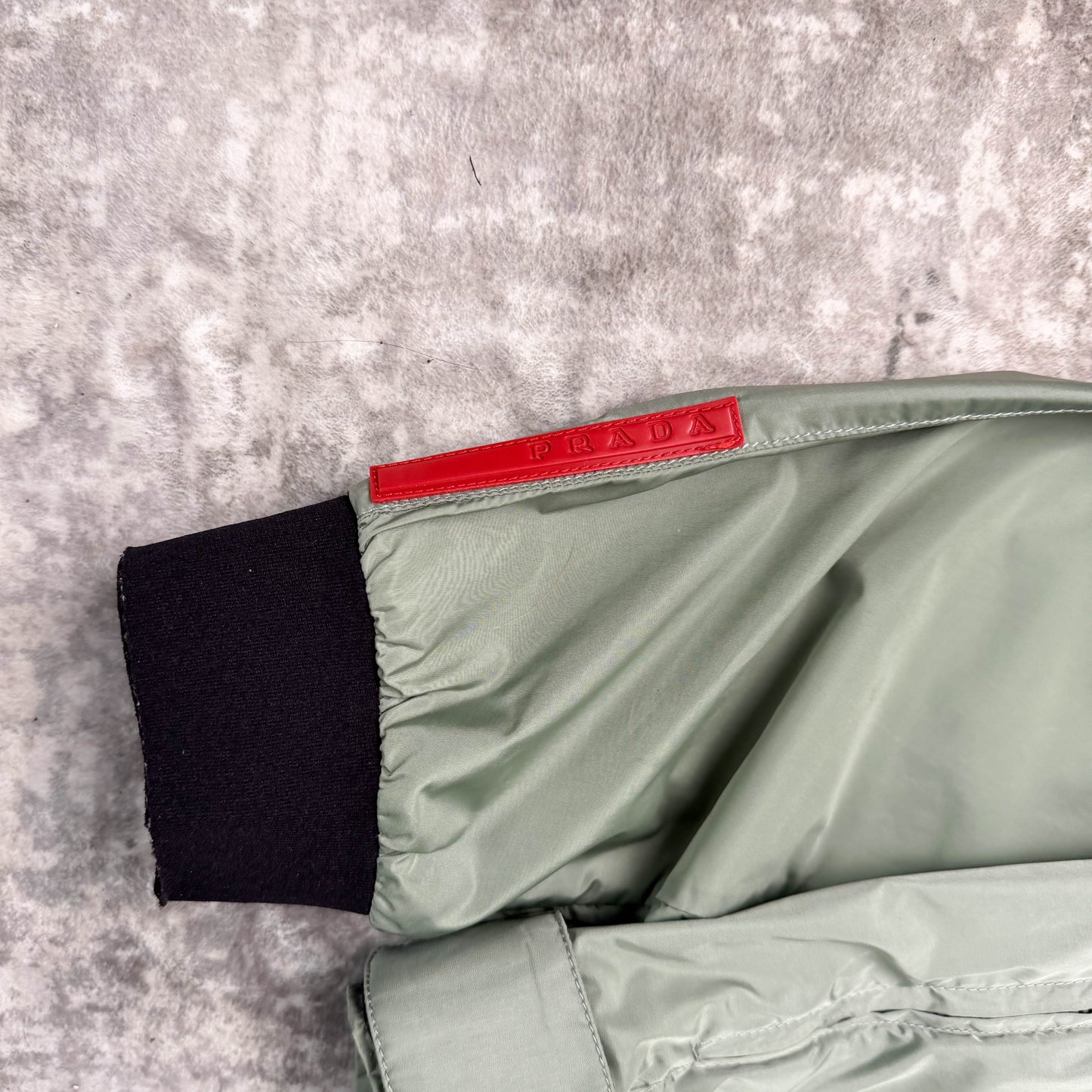 Vintage Prada Sport Asymmetric Zip Jacket (S)