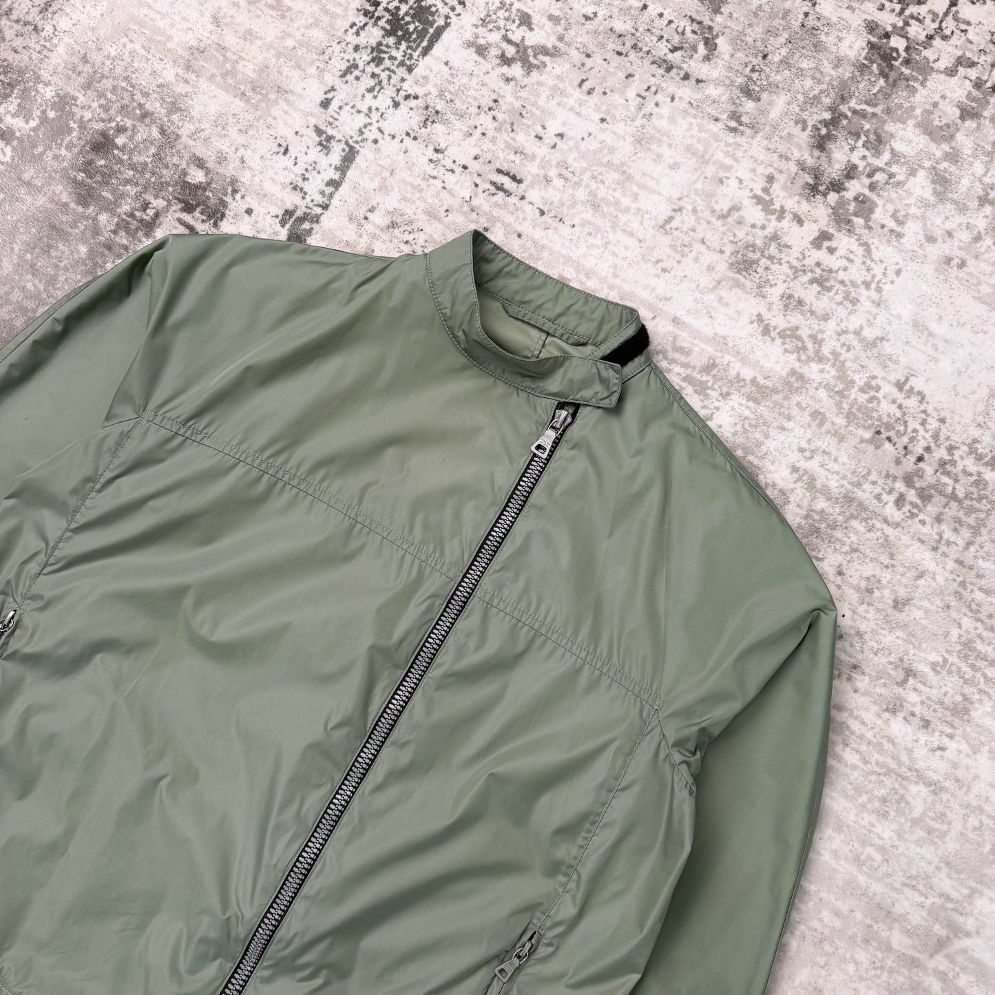 Vintage Prada Sport Asymmetric Zip Jacket (S)