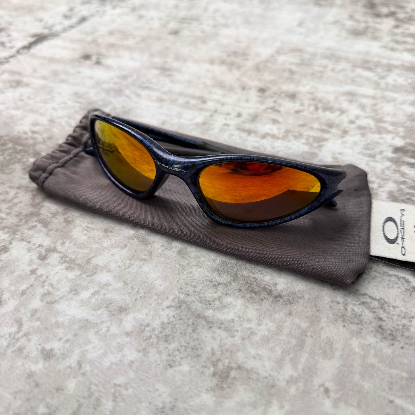 Vintage Oakley Minute Gen 1 Cobalt Sunglasses