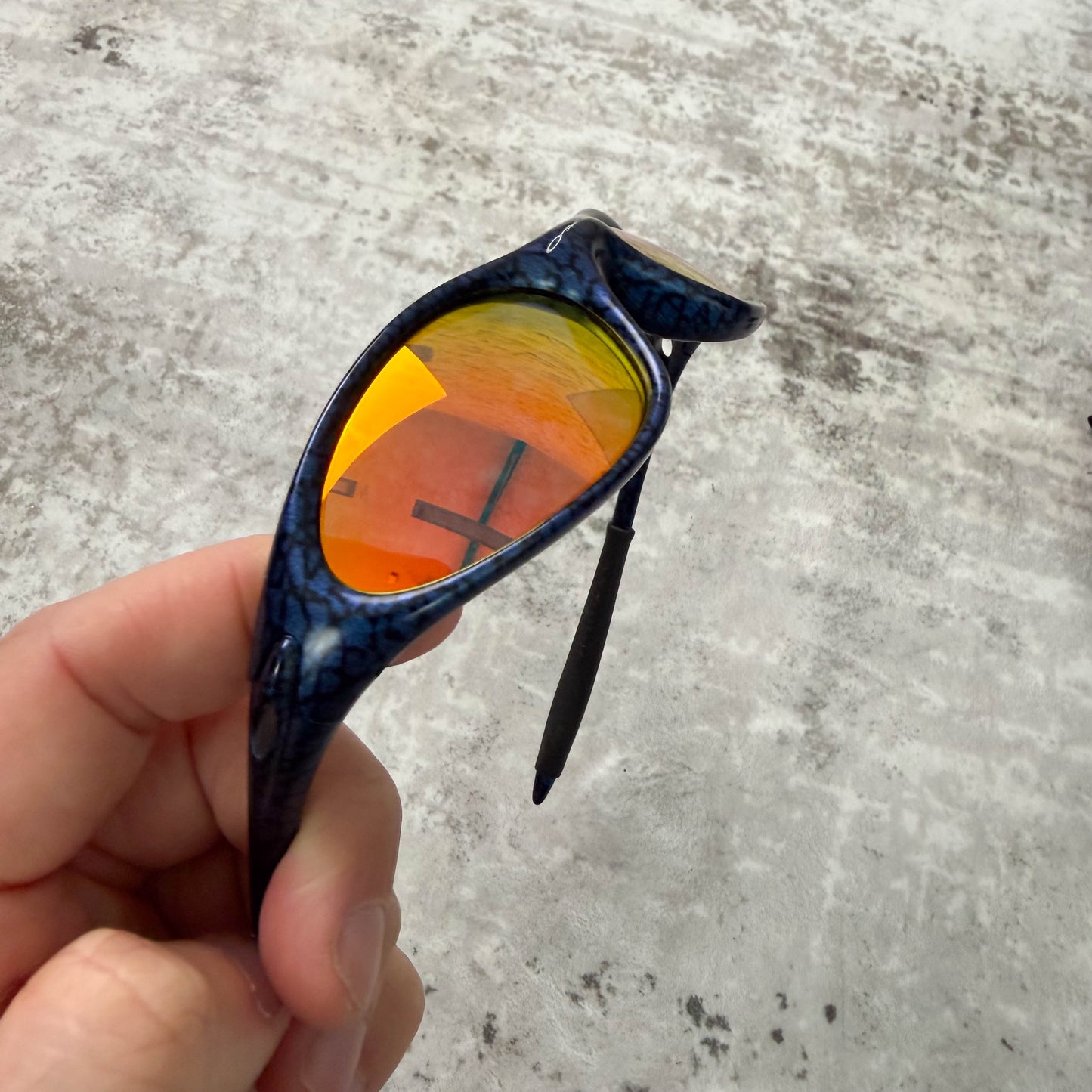 Vintage Oakley Minute Gen 1 Cobalt Sunglasses