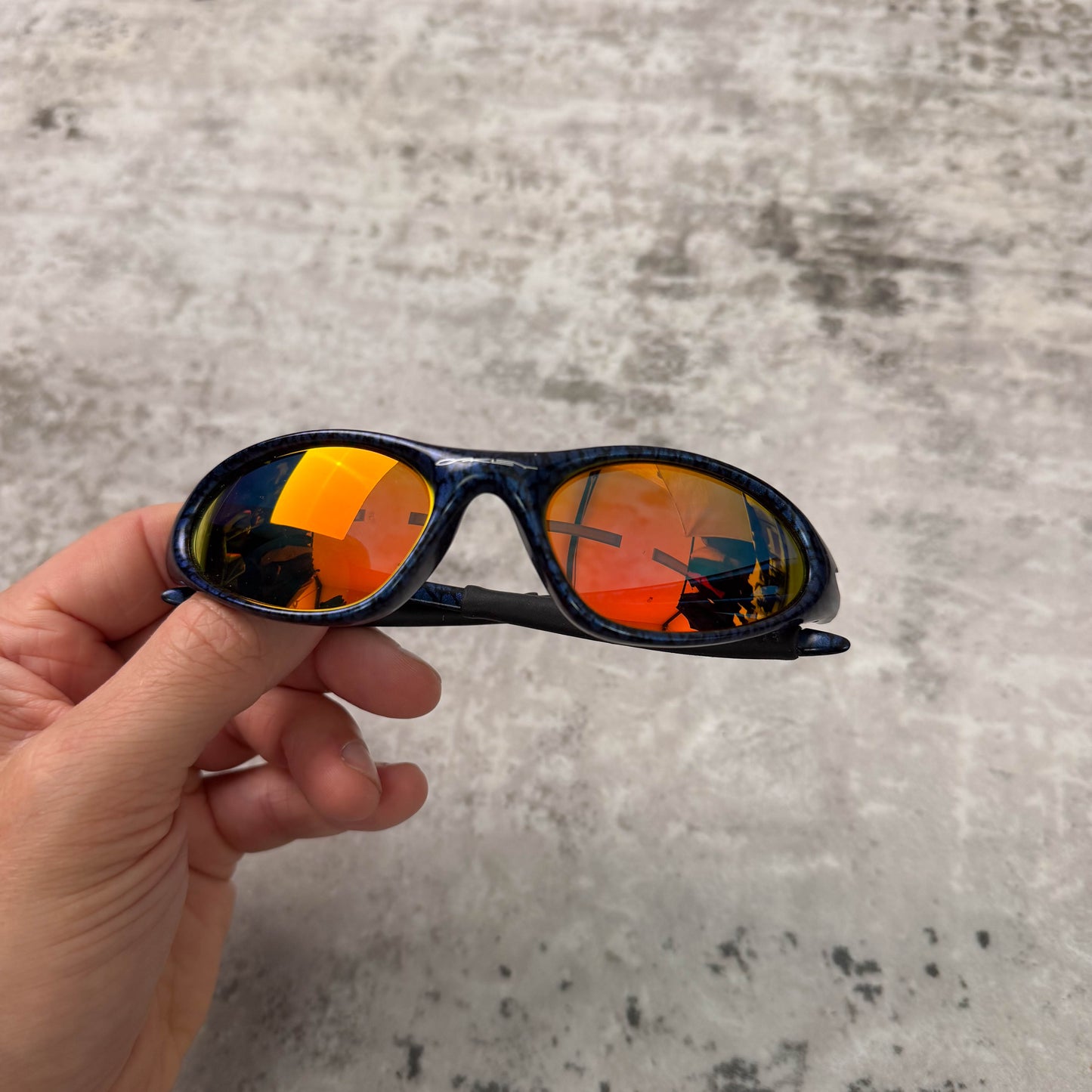 Vintage Oakley Minute Gen 1 Cobalt Sunglasses