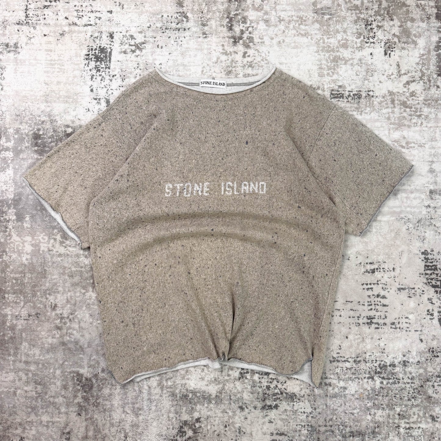 Vintage Stone Island Splatter Print T (XL)