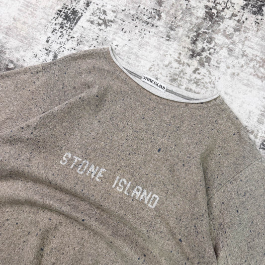 Vintage Stone Island Splatter Print T (XL)