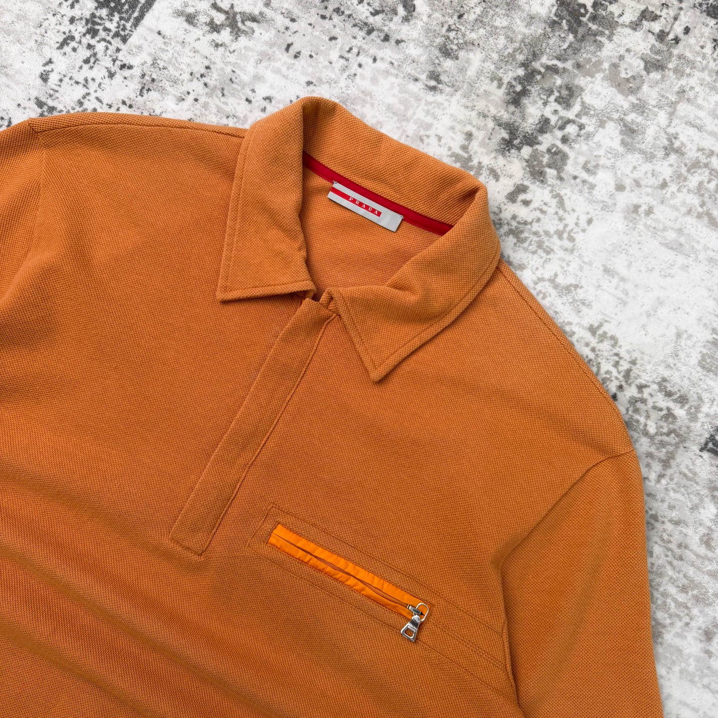 Vintage Prada Sport Technical Polo Shirt (XL)