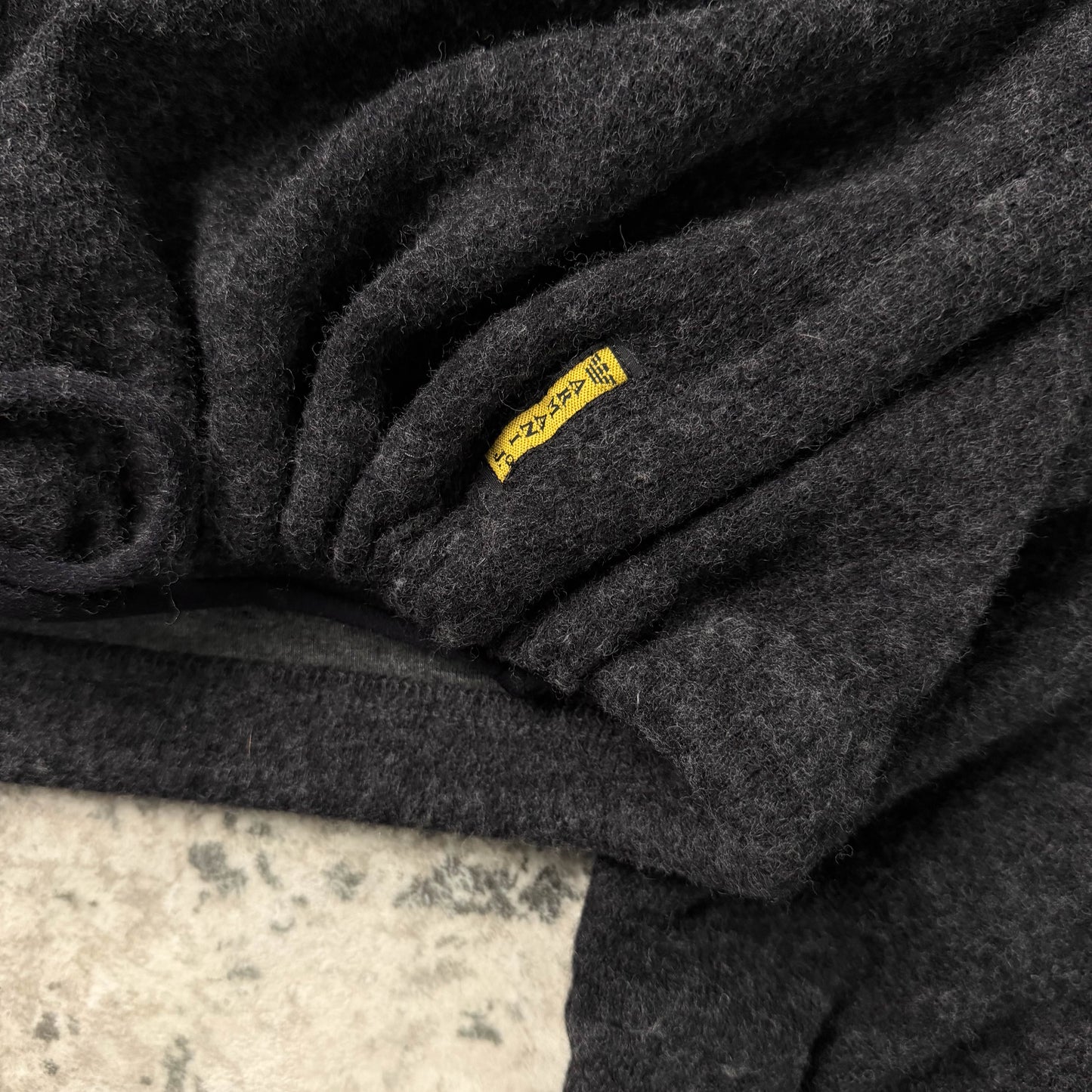 Vintage Armani Jeans Ninja Fleece Hoodie (XL)