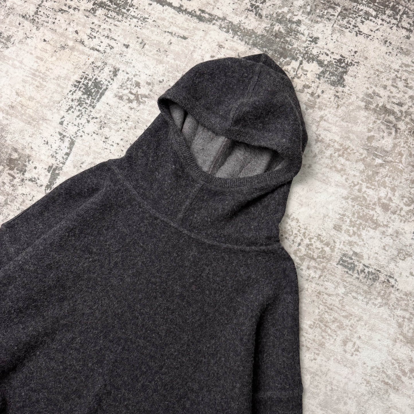 Vintage Armani Jeans Ninja Fleece Hoodie (XL)