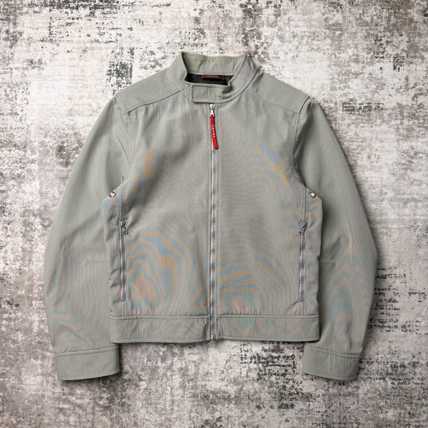 Vintage Prada Sport Gore-tex Moto Jacket (M)