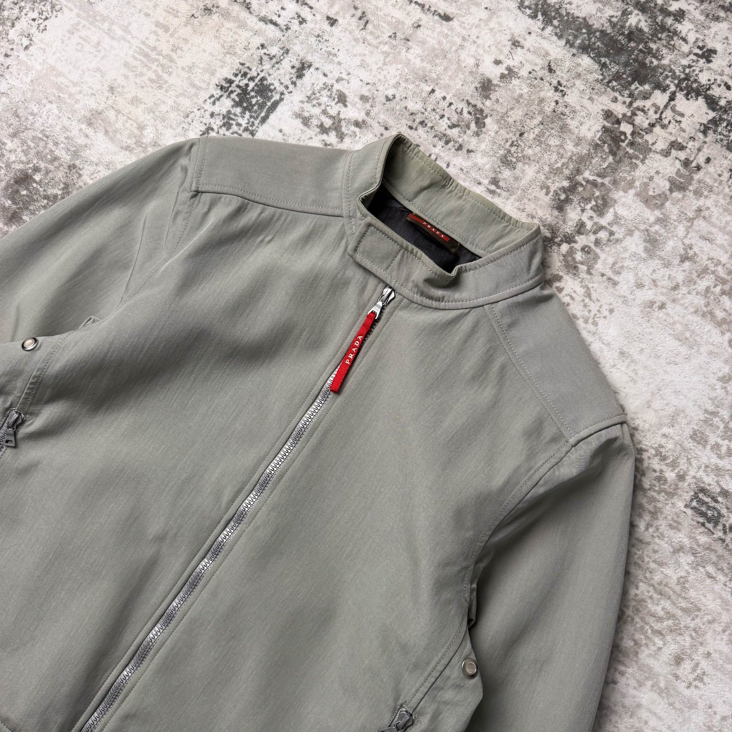Vintage Prada Sport Gore-tex Moto Jacket (M)