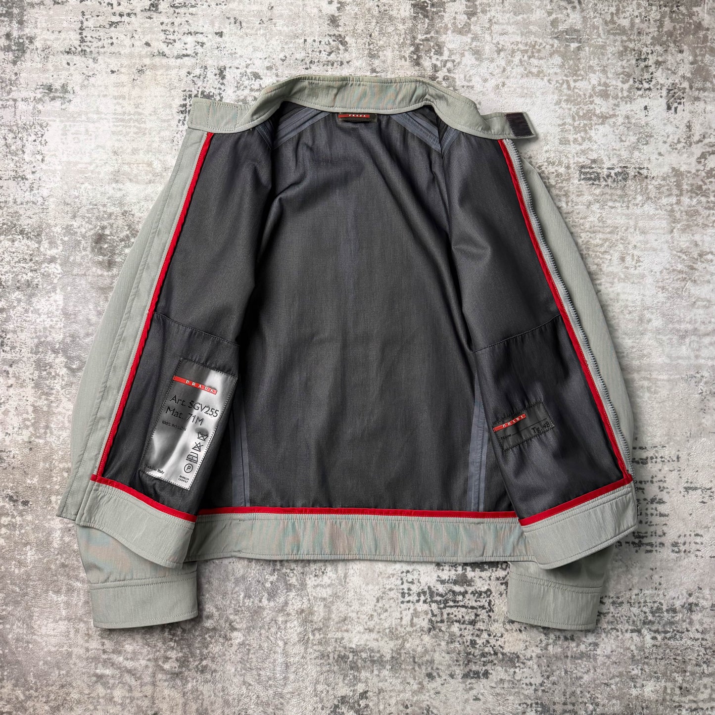 Vintage Prada Sport Gore-tex Moto Jacket (M)