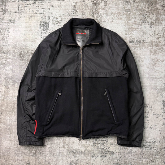 Vintage Prada Sport Nylon & Wool Jacket (L)