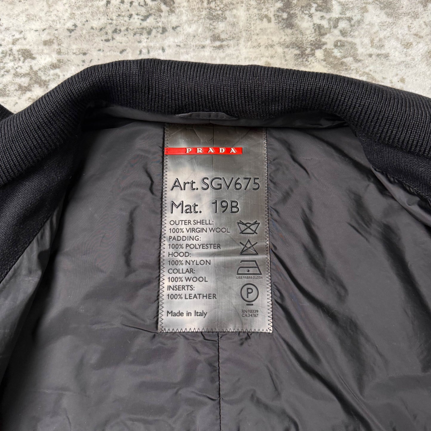 Vintage Prada Sport Nylon & Wool Jacket (L)
