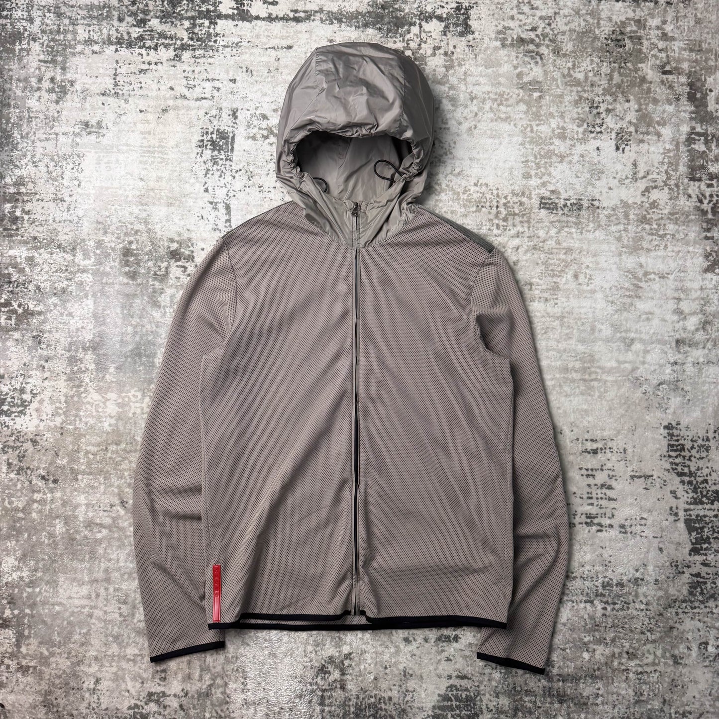 Vintage Prada Sport Mesh Moto Jacket (M)