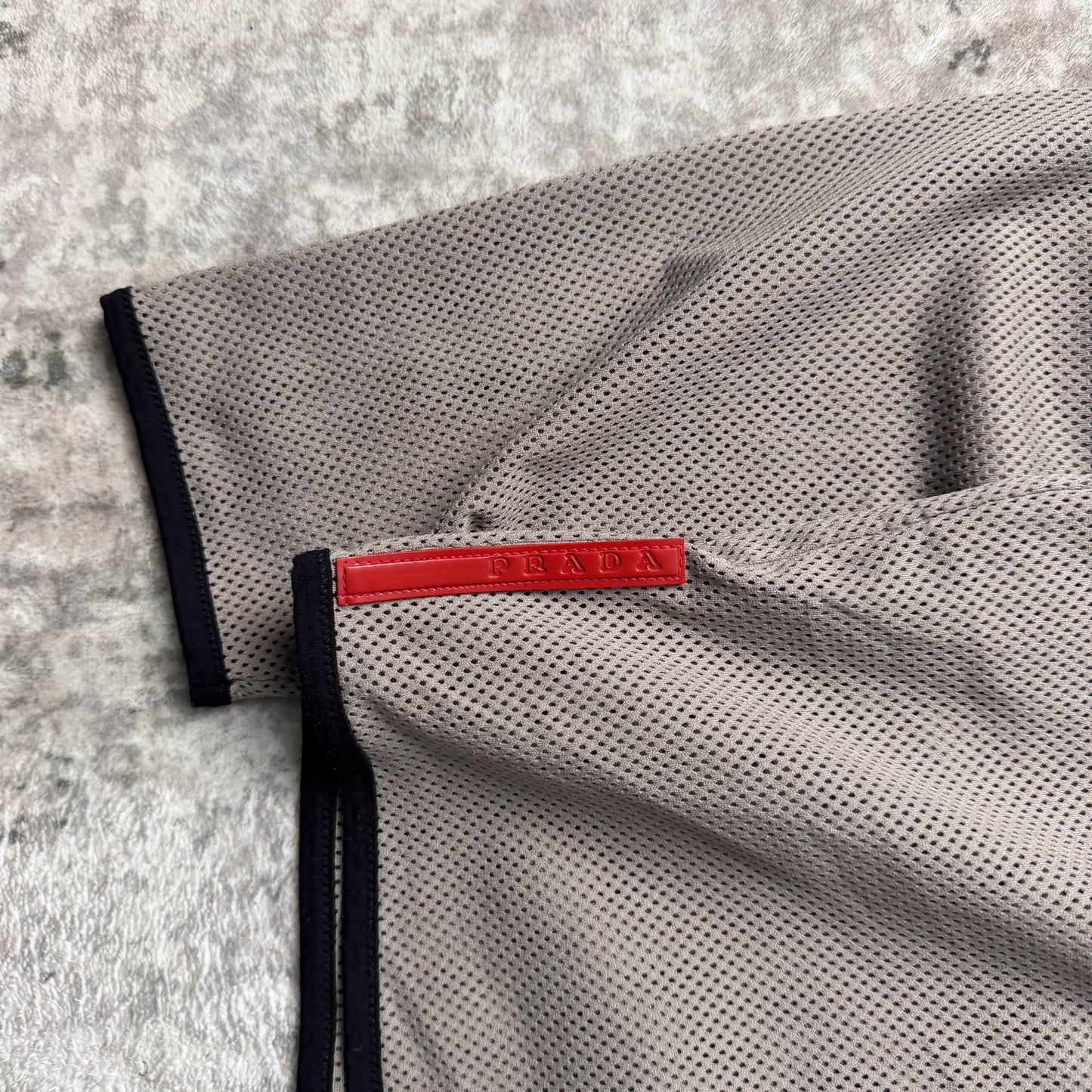 Vintage Prada Sport Mesh Moto Jacket (M)