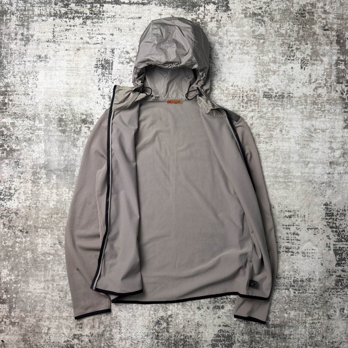 Vintage Prada Sport Mesh Moto Jacket (M)