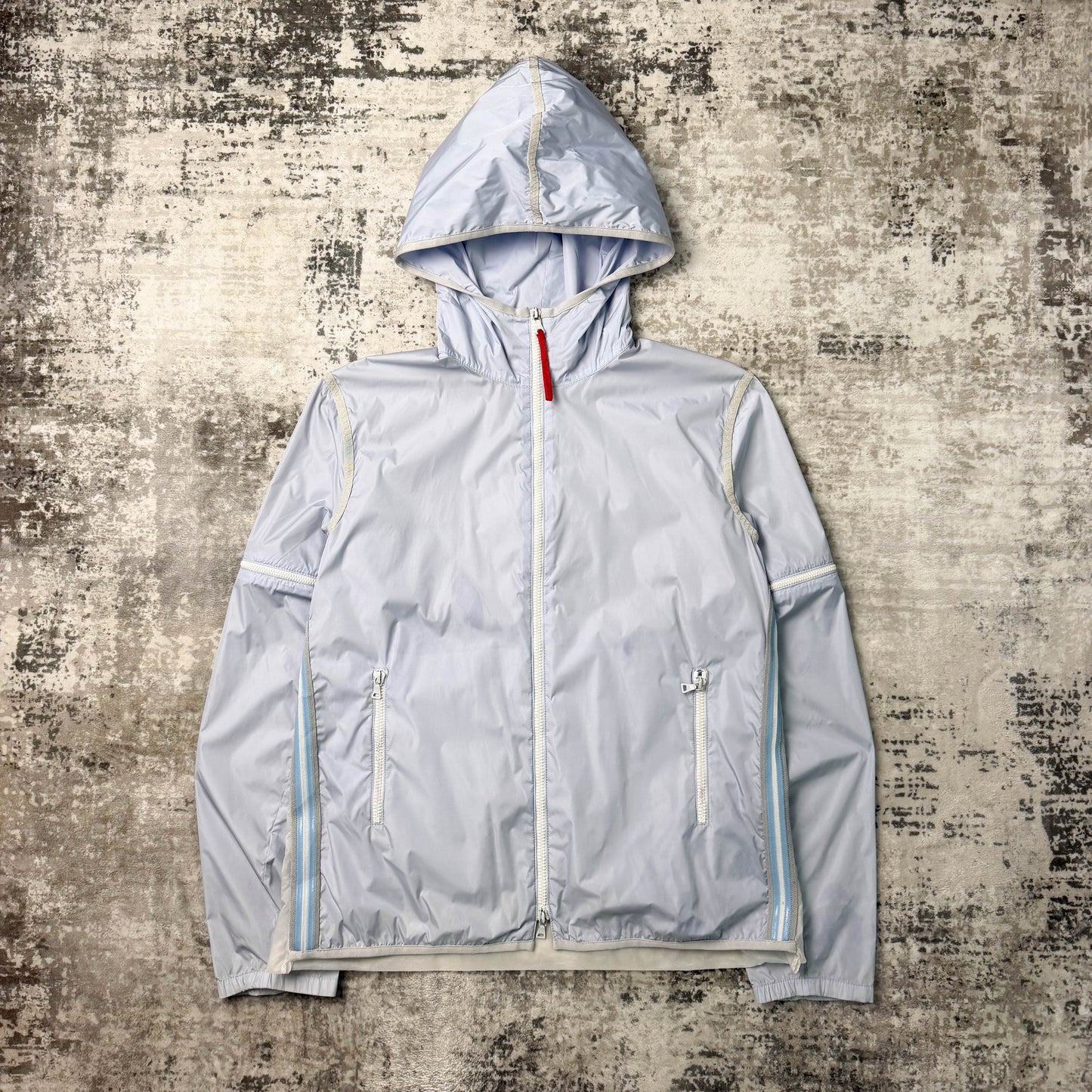 Vintage Prada Sport Gel Seam Convertible Jacket (M)