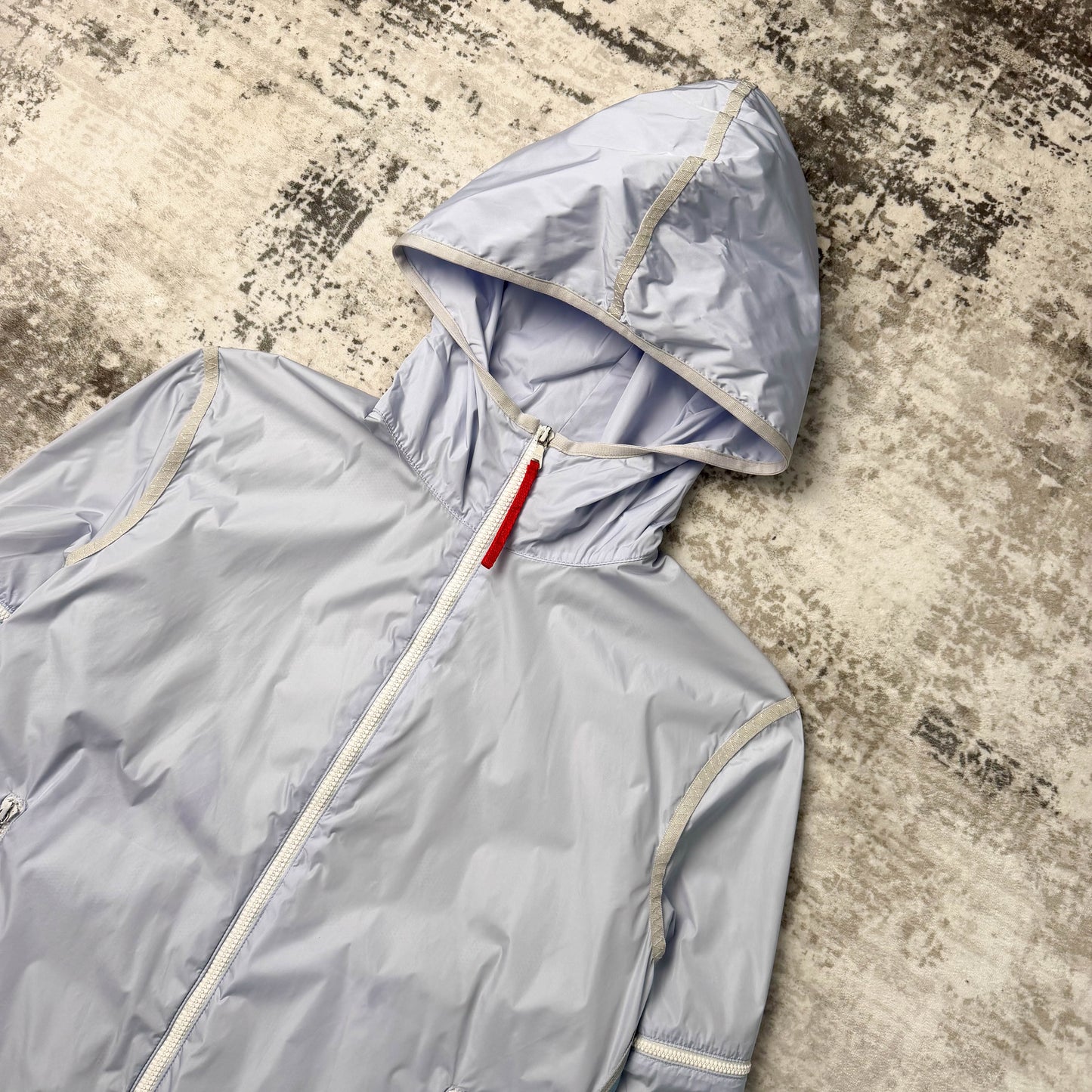 Vintage Prada Sport Gel Seam Convertible Jacket (M)