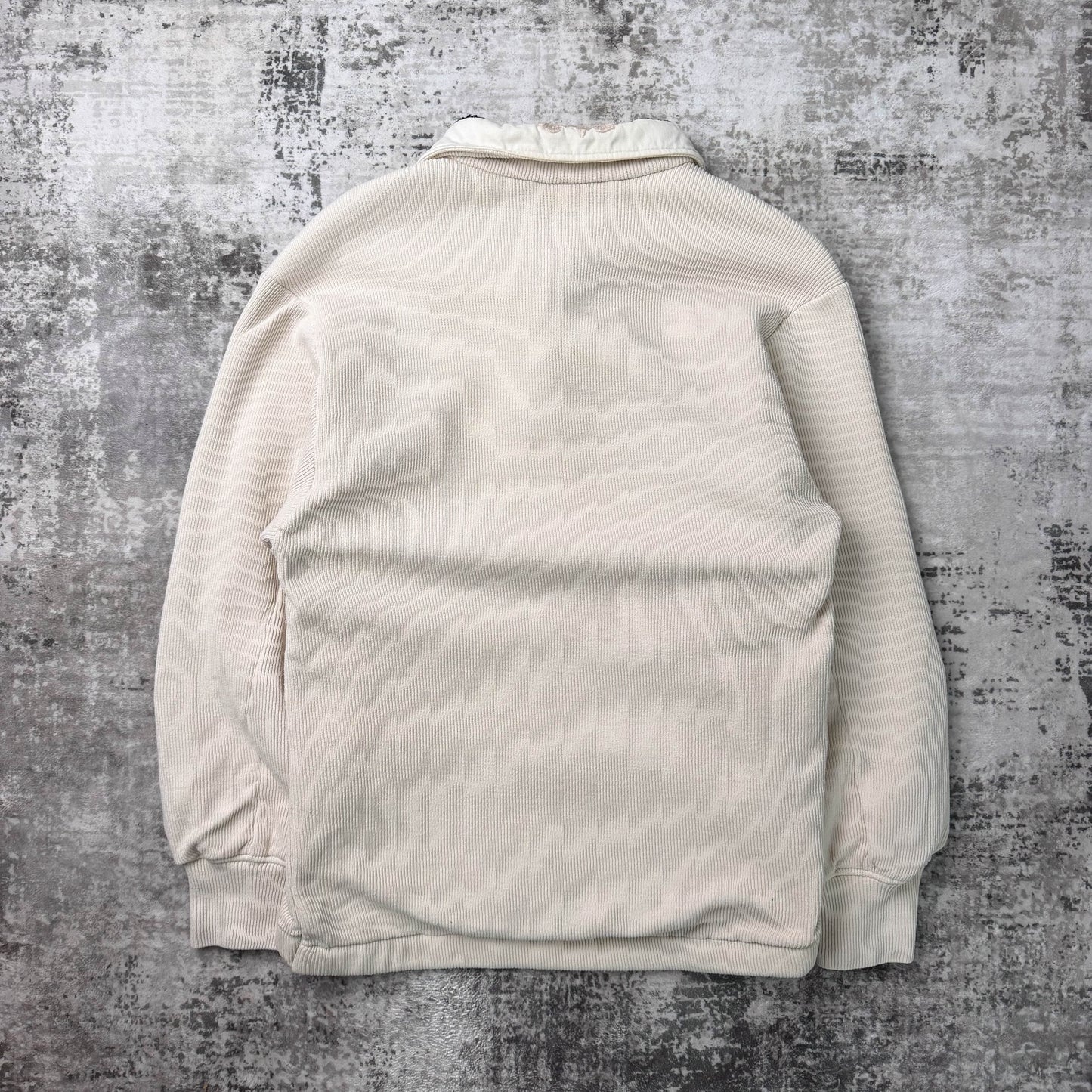 Vintage Boneville Navy Arctic Ribbed Cotten Sweatshirt (L)