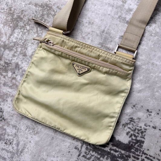 Vintage Prada Tessuto Crossbody Bag