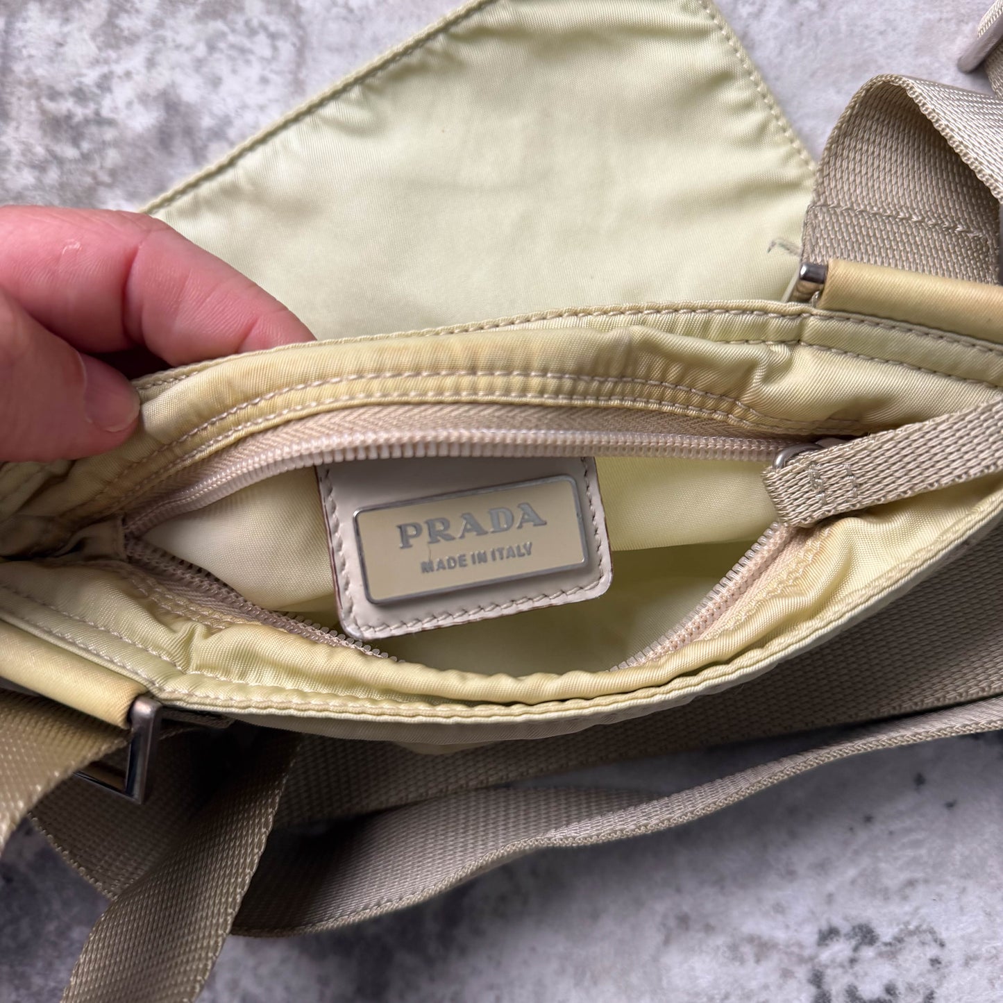 Vintage Prada Tessuto Crossbody Bag
