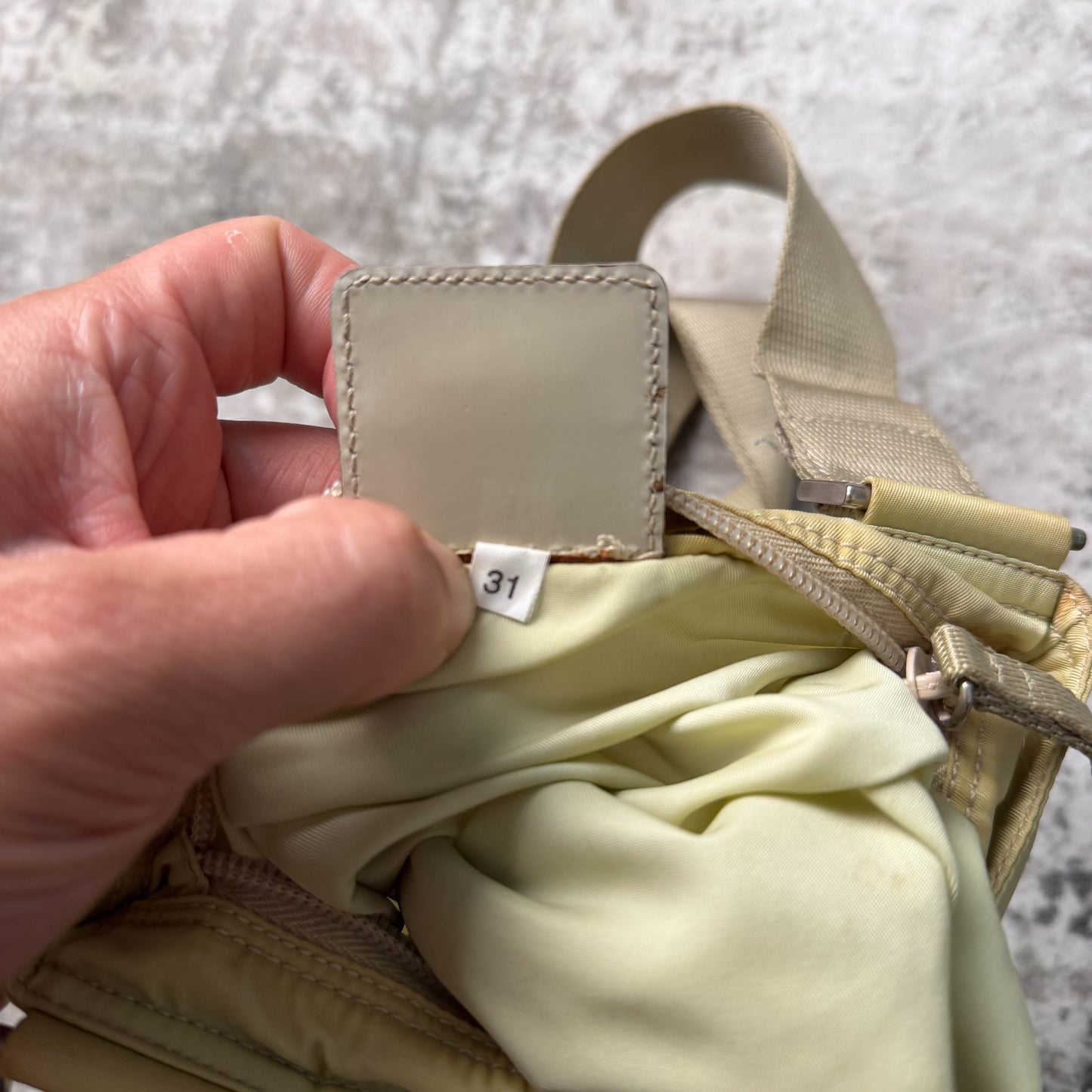 Vintage Prada Tessuto Crossbody Bag