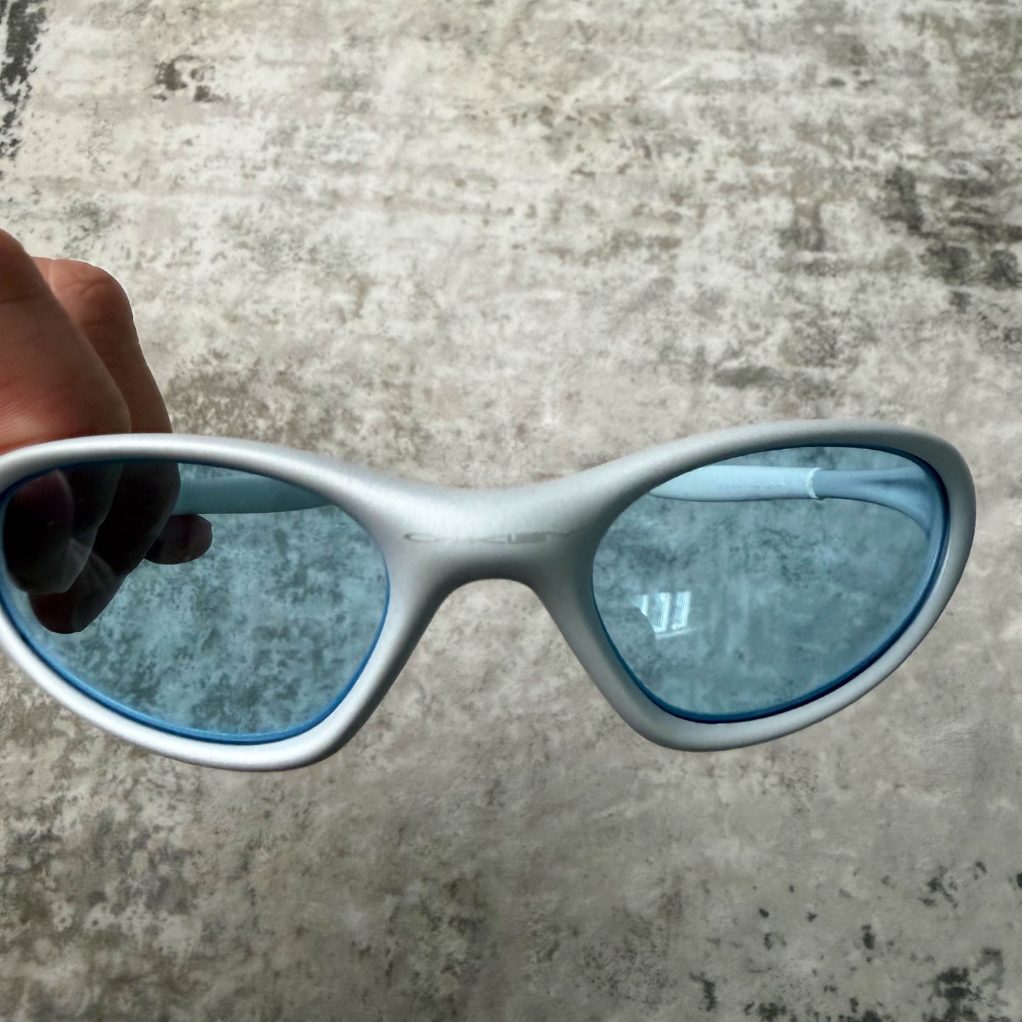 Vintage Oakley Minute Pearl Blue Gen 2 Sunglasses