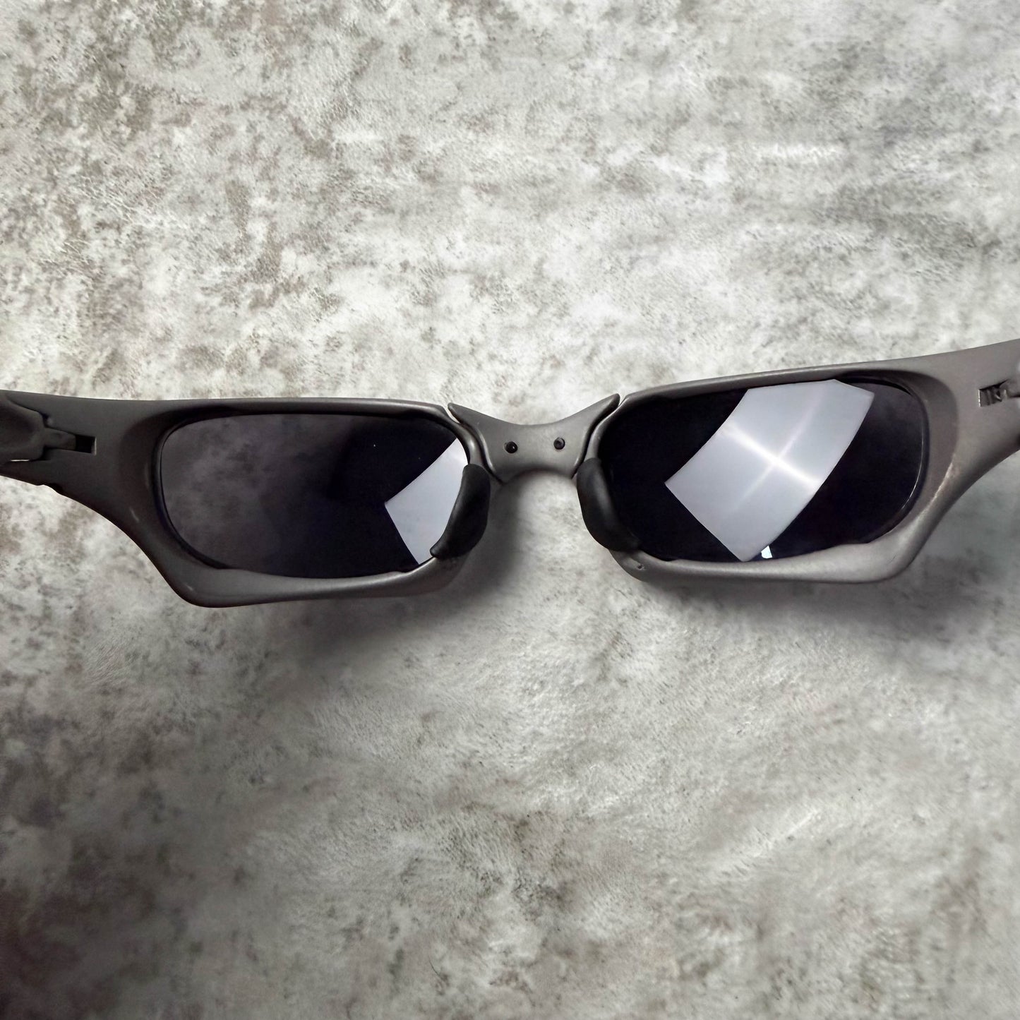 Vintage Oakley Mag Switch Ice Iridium Sunglasses