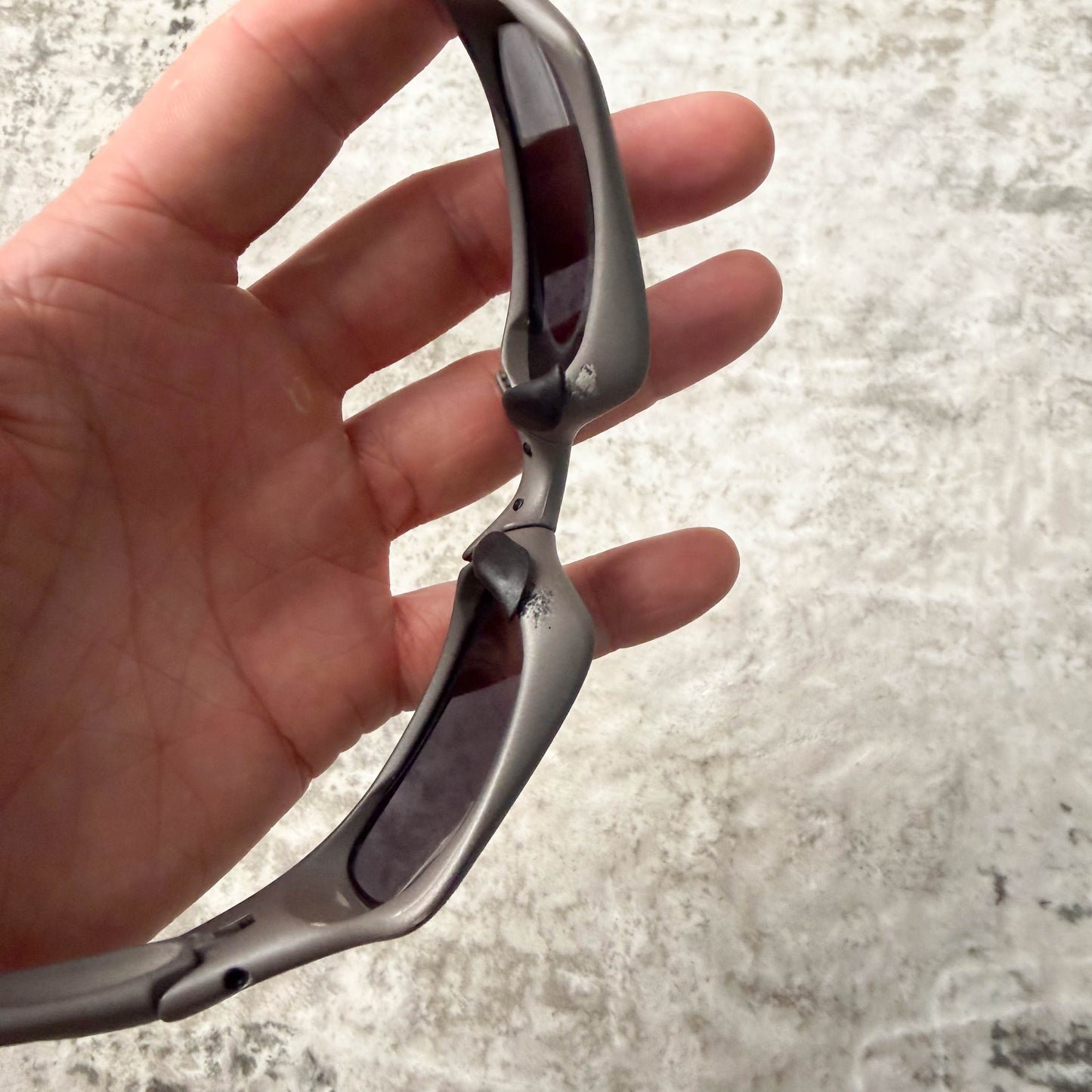 Vintage Oakley Mag Switch Ice Iridium Sunglasses