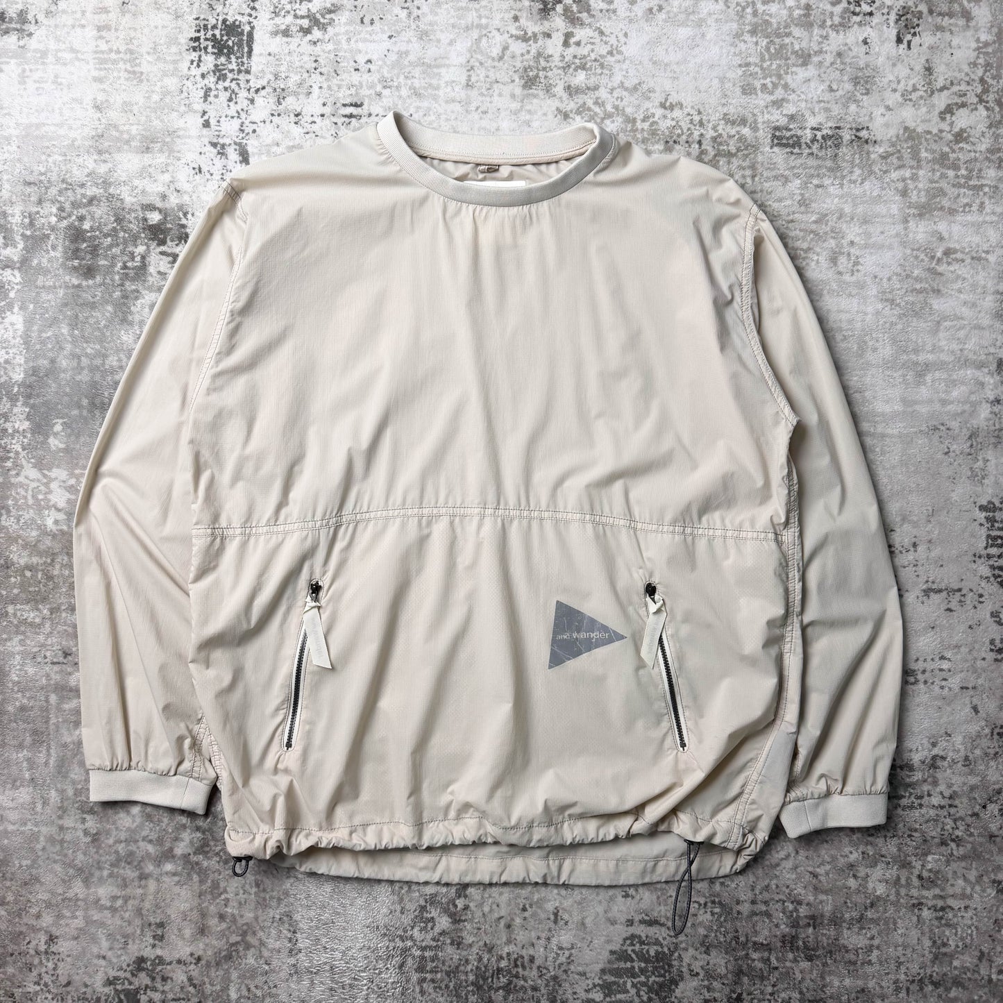 And Wander Pertex Wind Longsleeve Pullover (L)