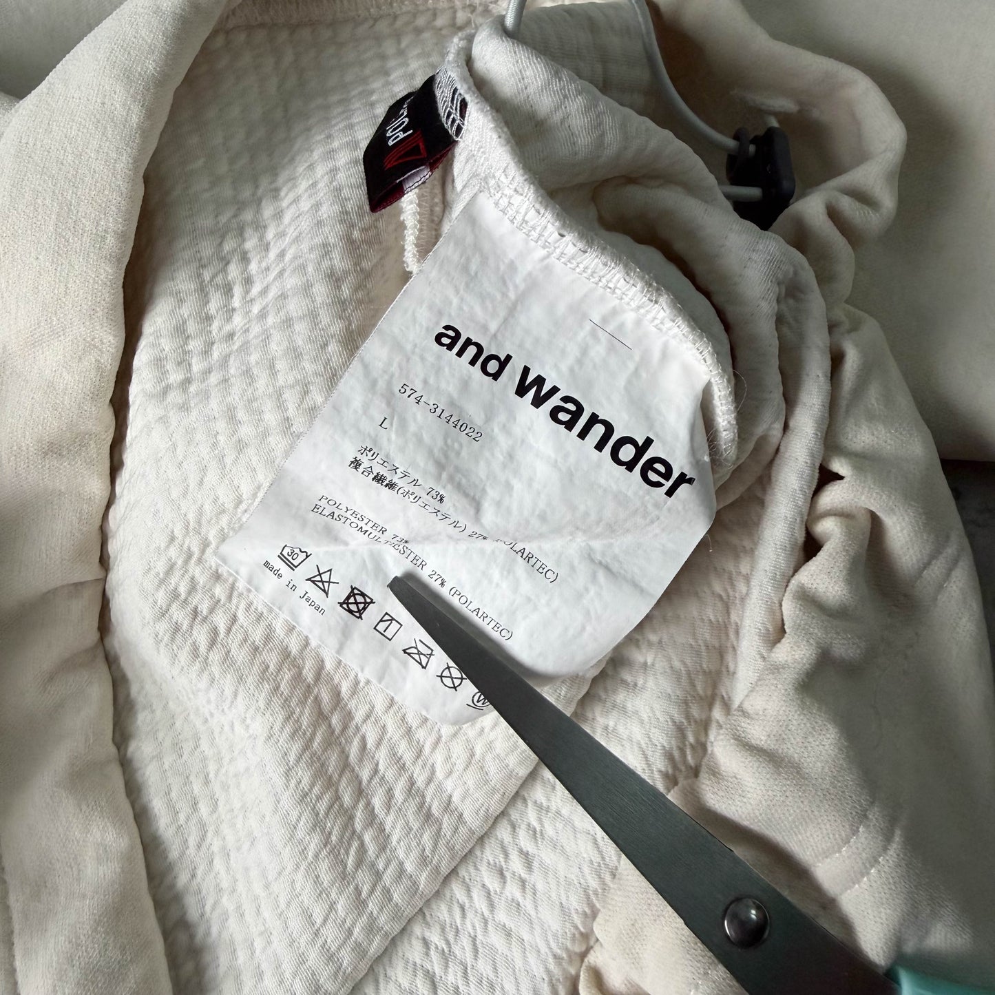 And Wander Polartec Power Air Pullover (L)