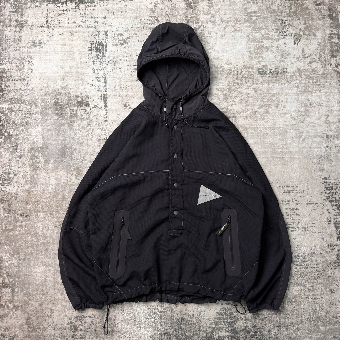 And Wander Technical Anorak Pullover (M)