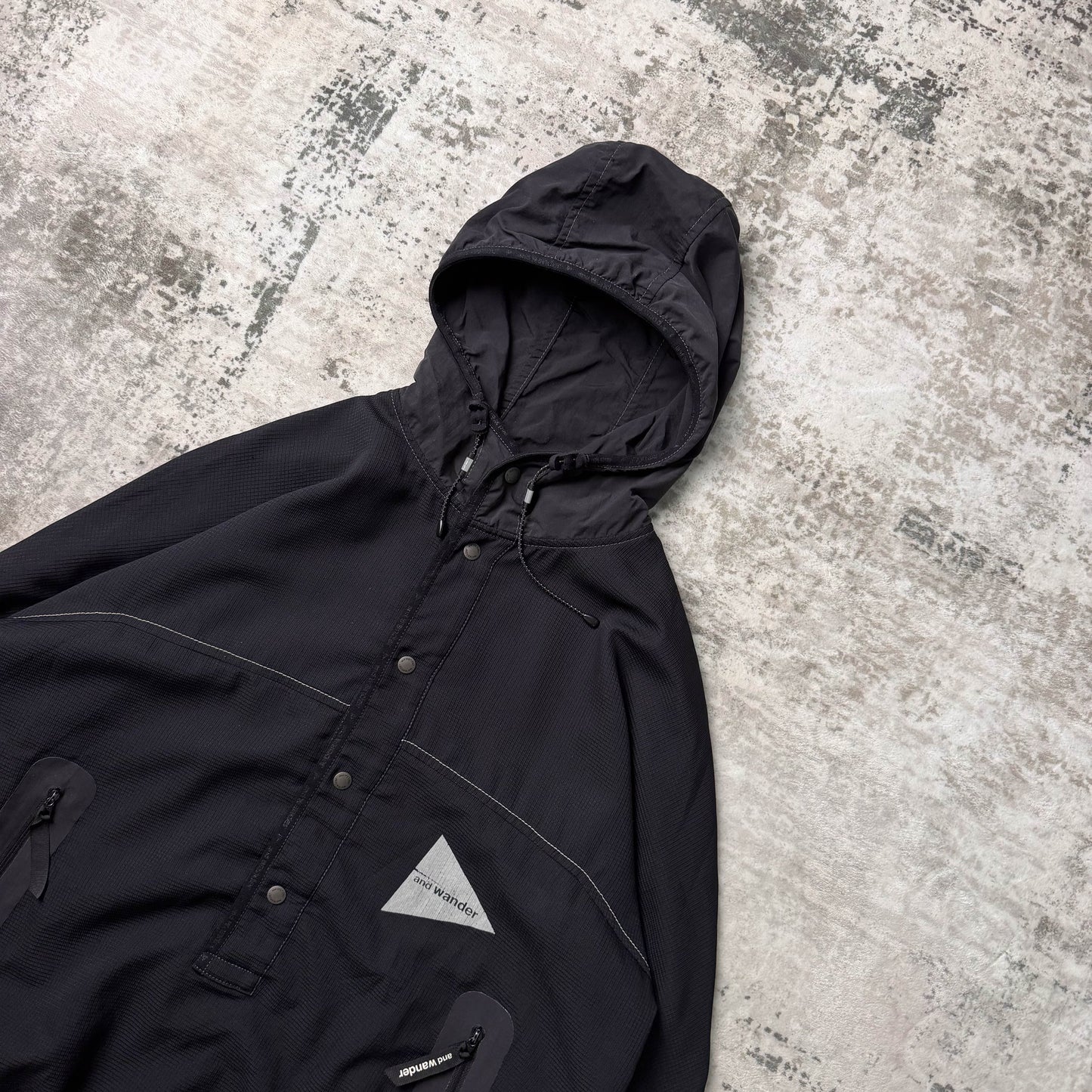 And Wander Technical Anorak Pullover (M)