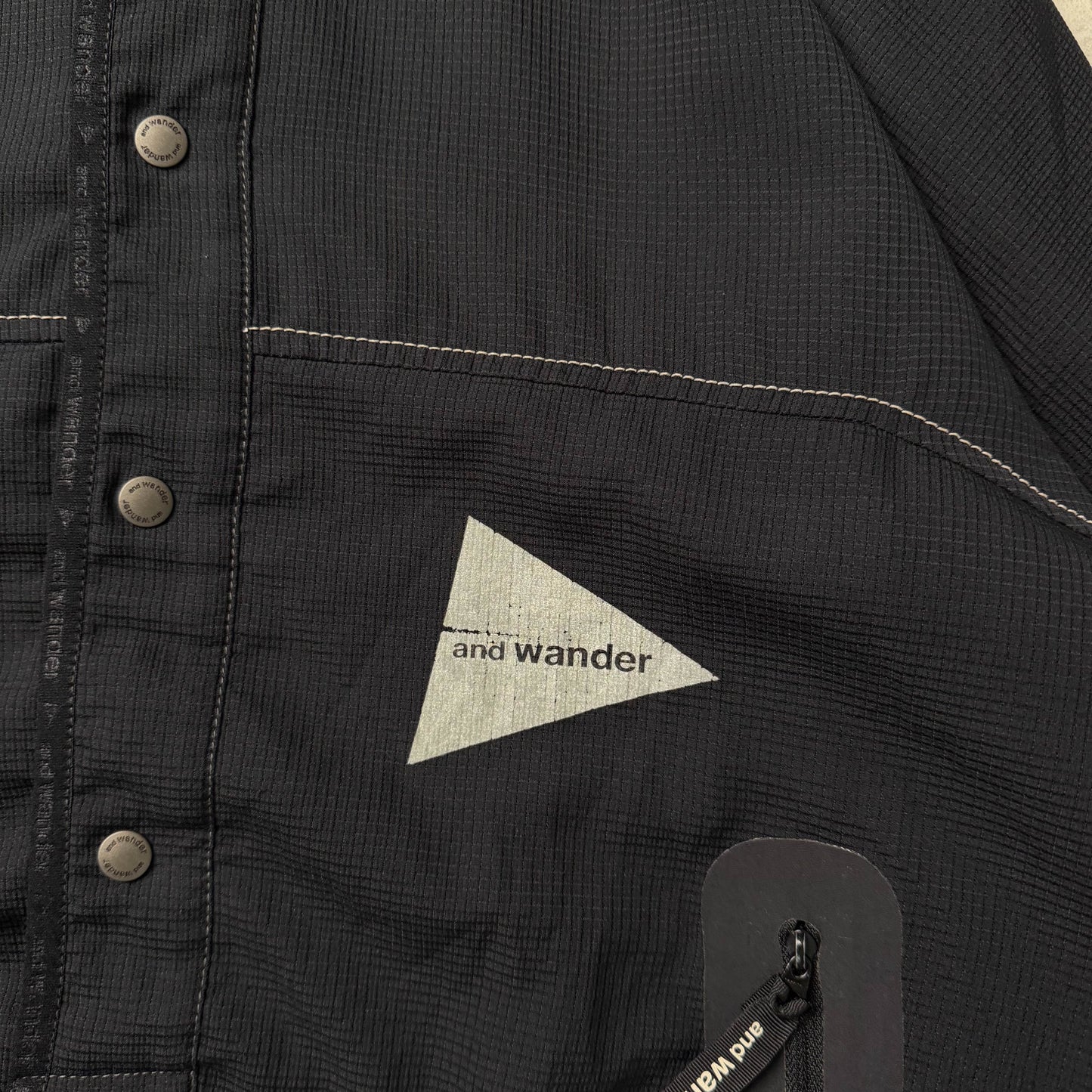 And Wander Technical Anorak Pullover (M)