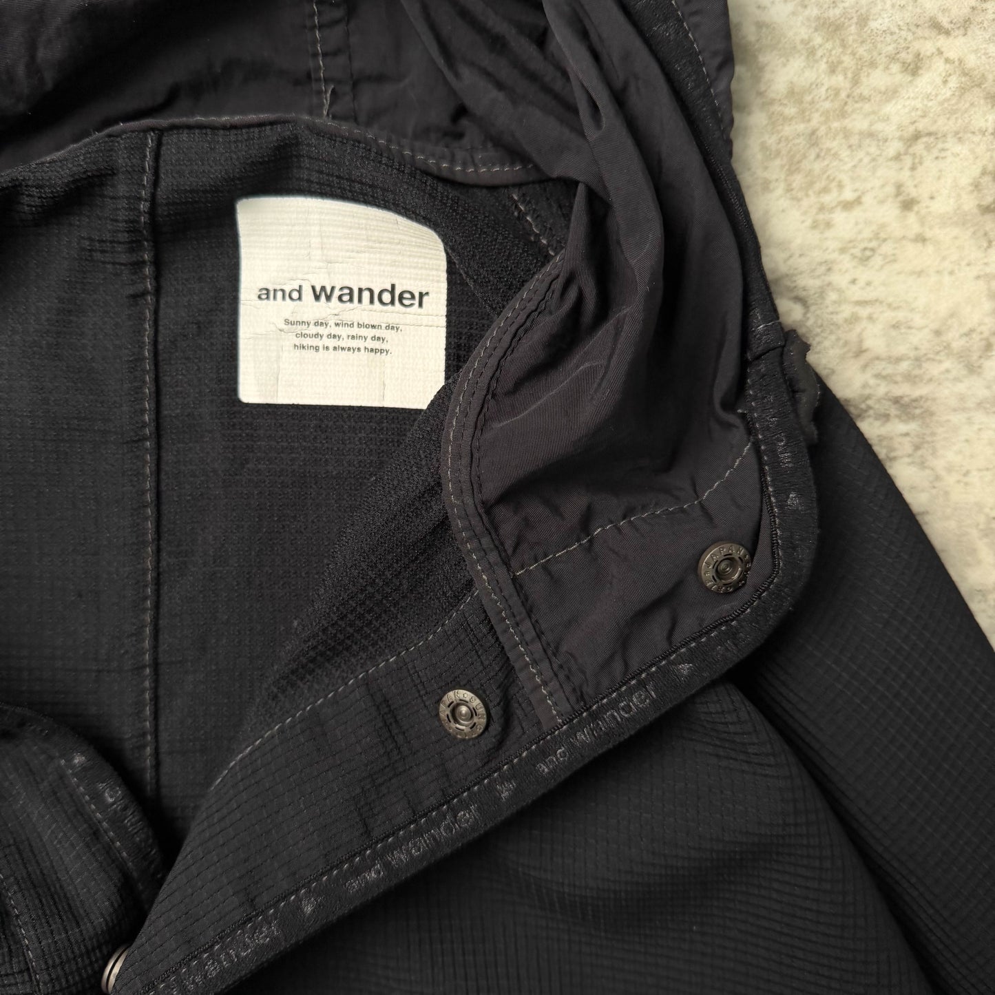 And Wander Technical Anorak Pullover (M)