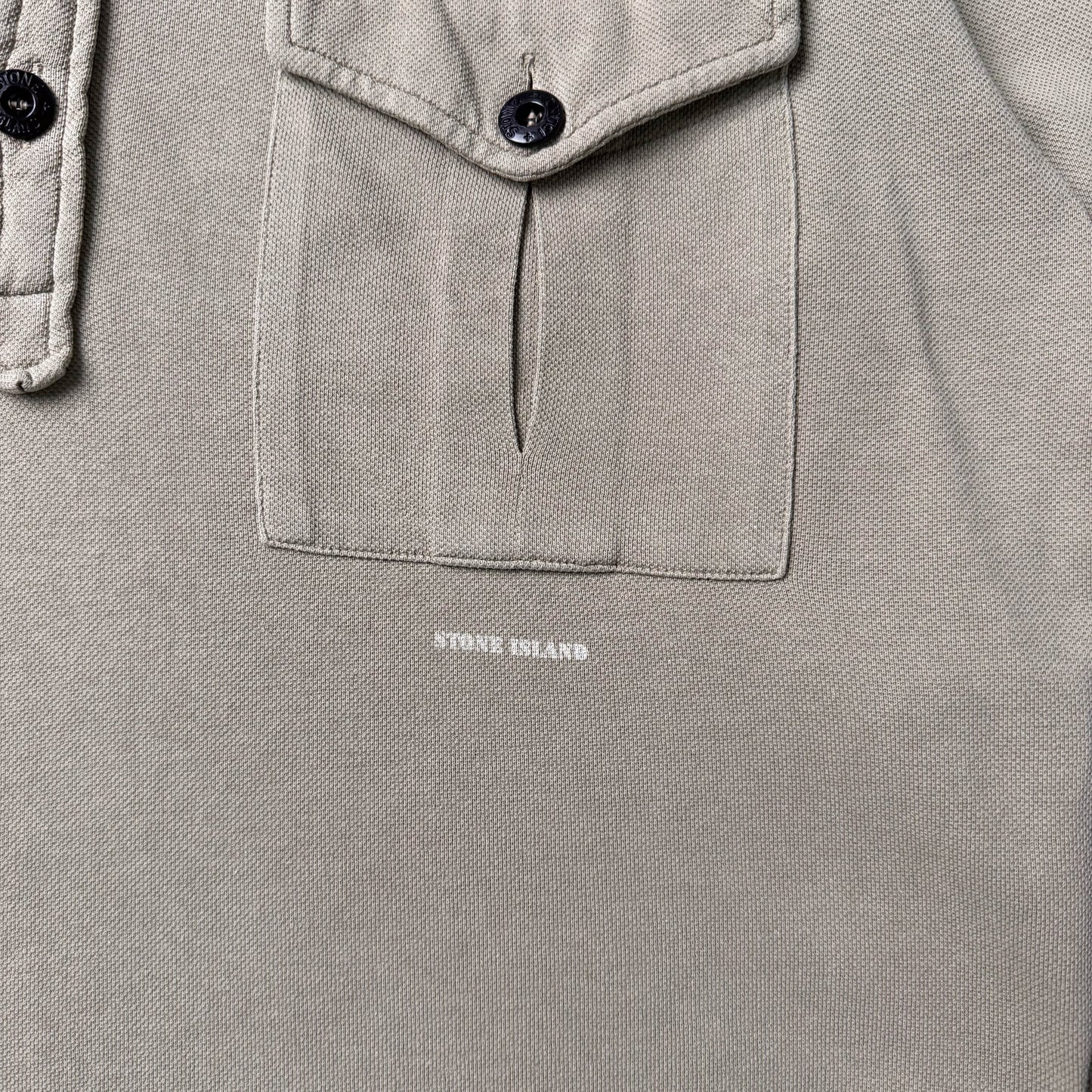 Vintage Stone Island Long Sleeve Polo (M)