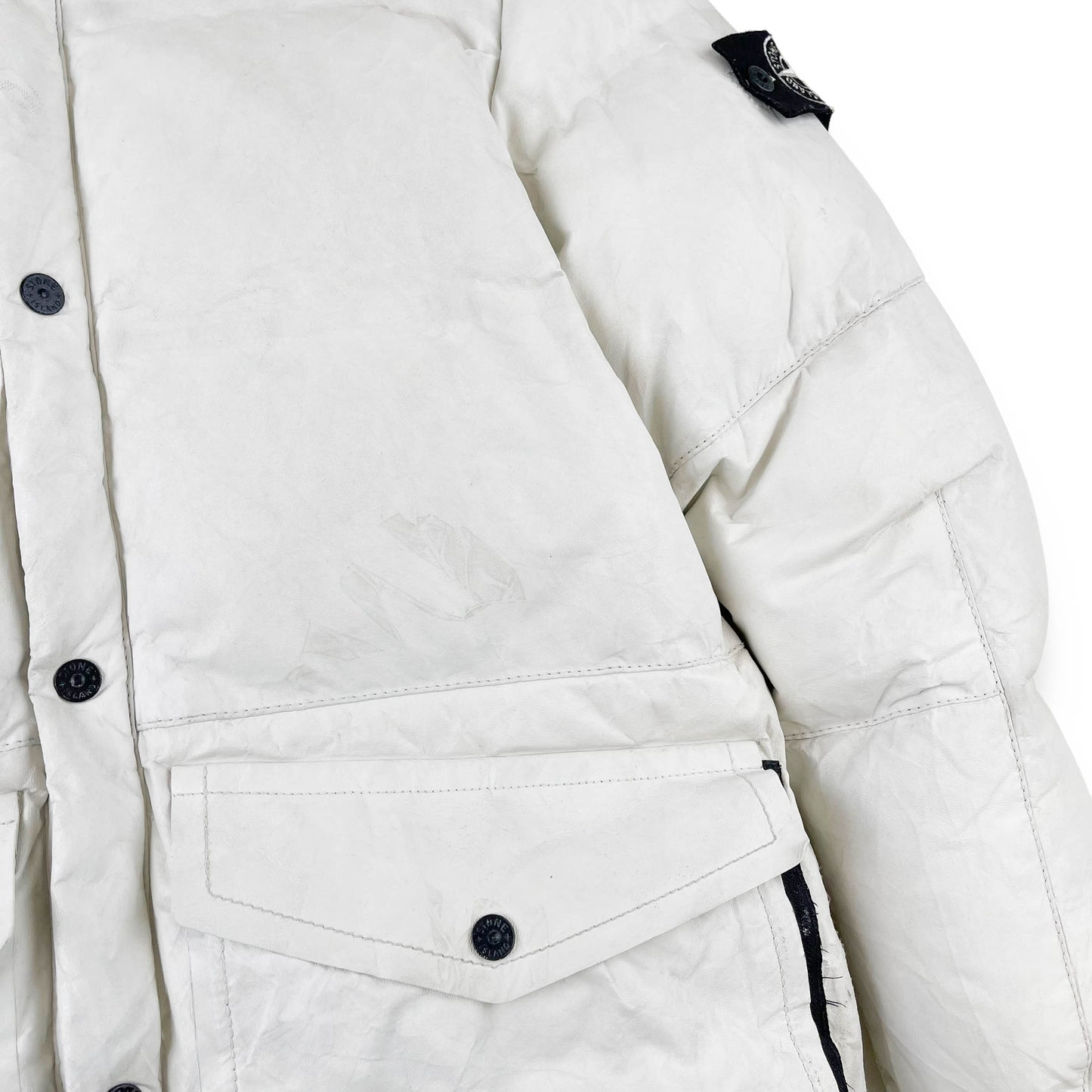 Stone island Featherweight Leather Down Jacket (M)