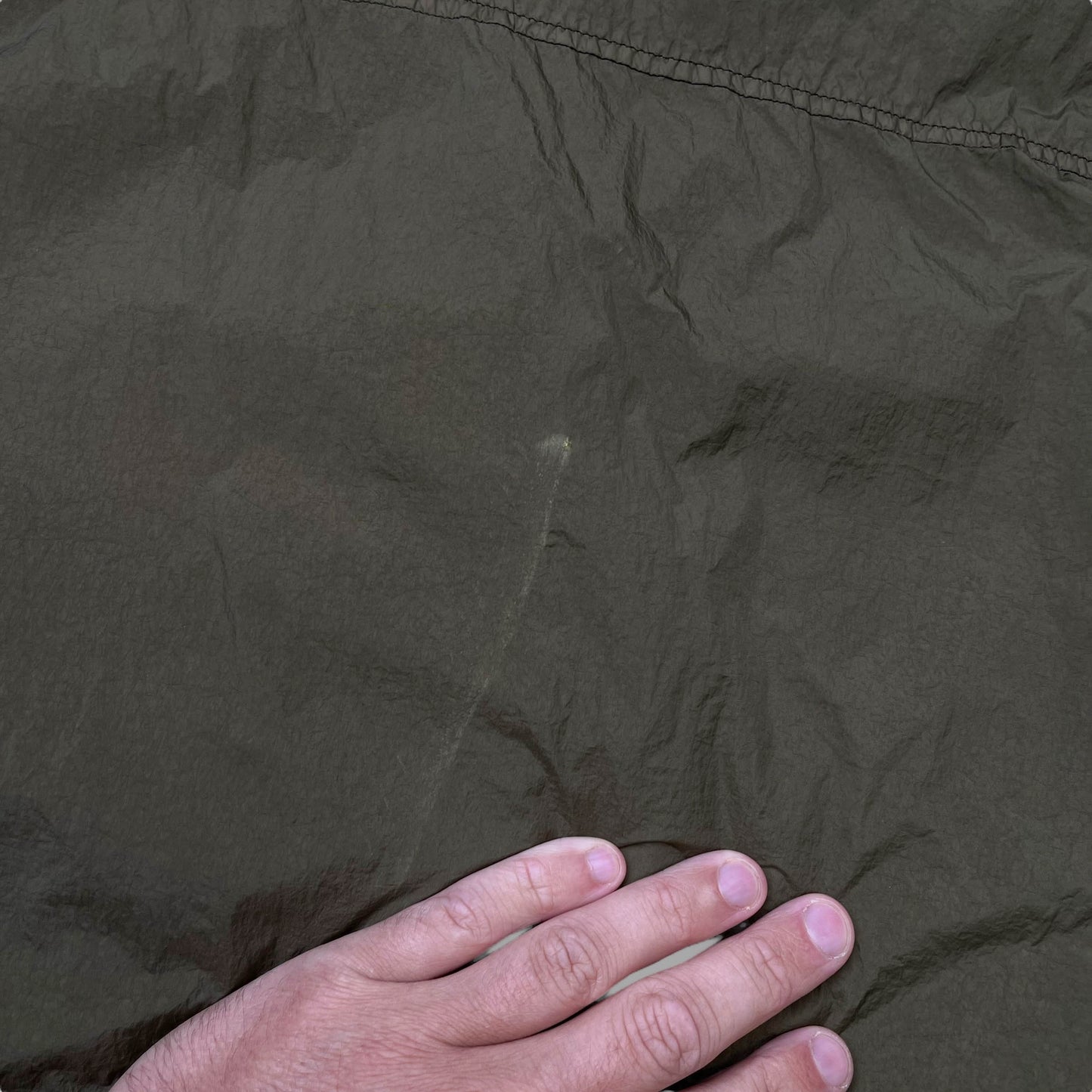 Stone Island Crinkle Reps NY Bomber Jacket (L)