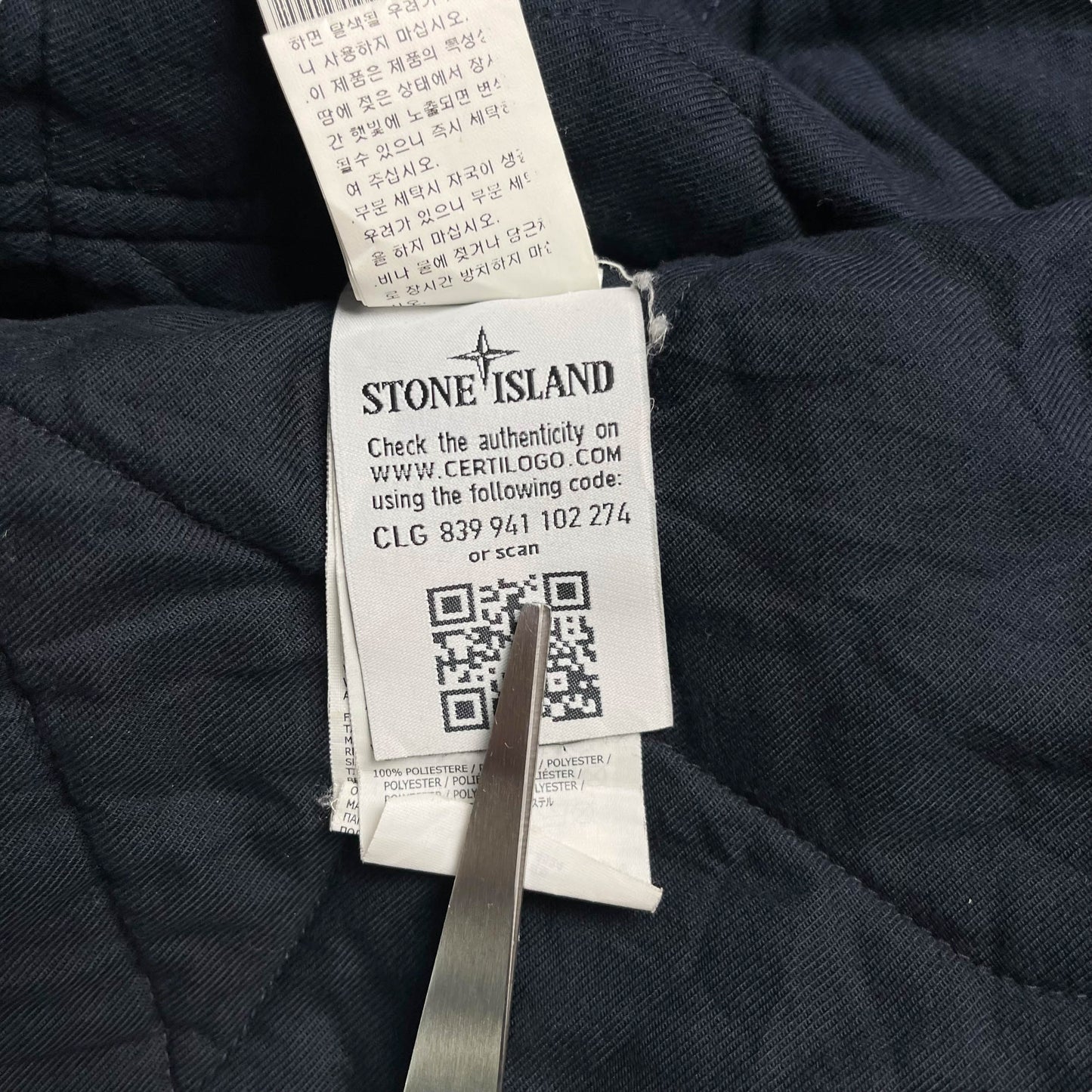 Stone Island Micro Reps Insulated Overcoat (XL)
