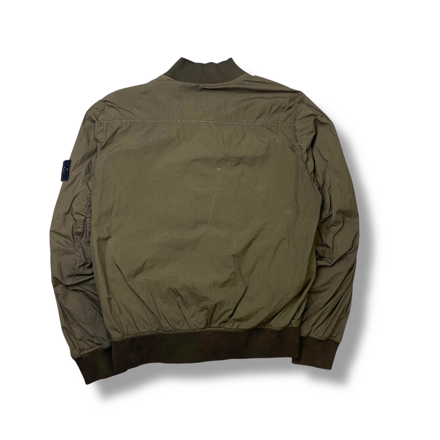 Stone Island Crinkle Reps NY Bomber Jacket (L)
