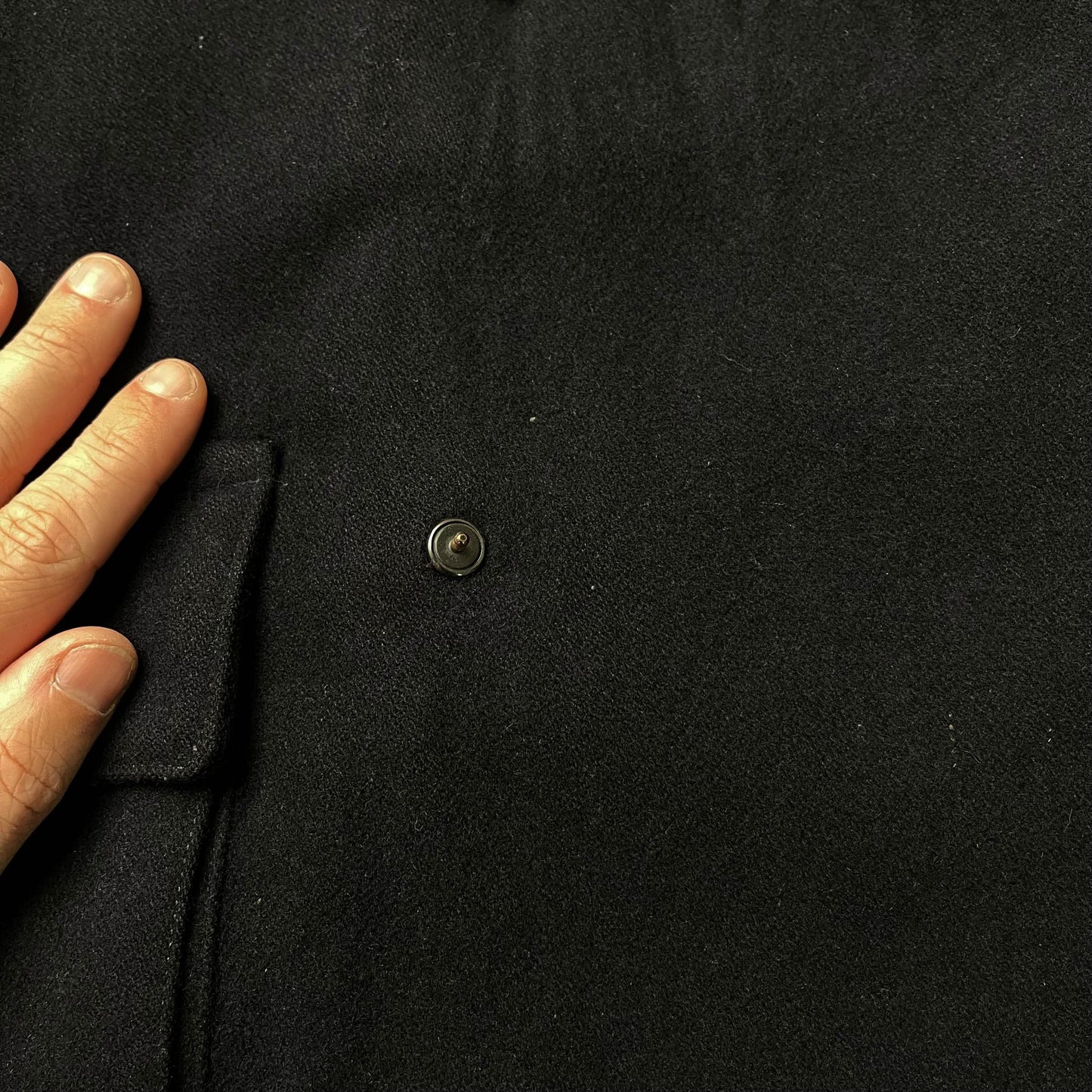 Vintage Stone Island Wool Peacoat (XL)