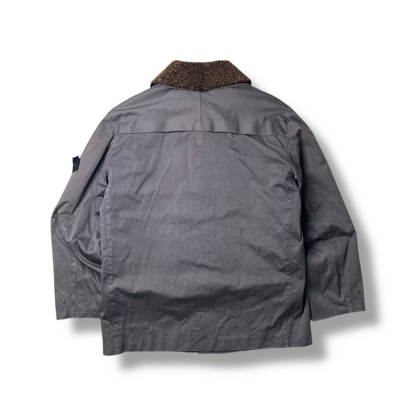 Stone Island Dual Layer Coated Cotton Jacket (L)