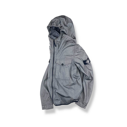 Stone Island Silver Tyveck Shield Jacket (M)