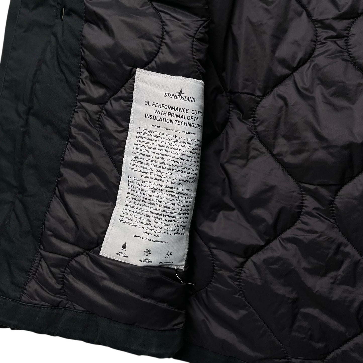 Stone Island 3L Performance Cotton Jacket (XL)