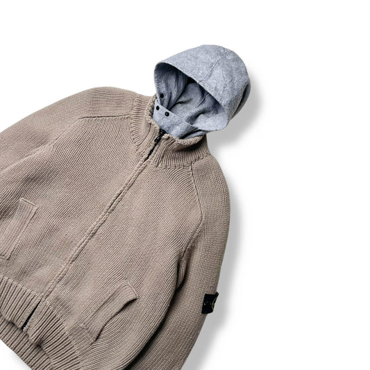 Vintage Stone Island Heavy Knit Jacket (XL)