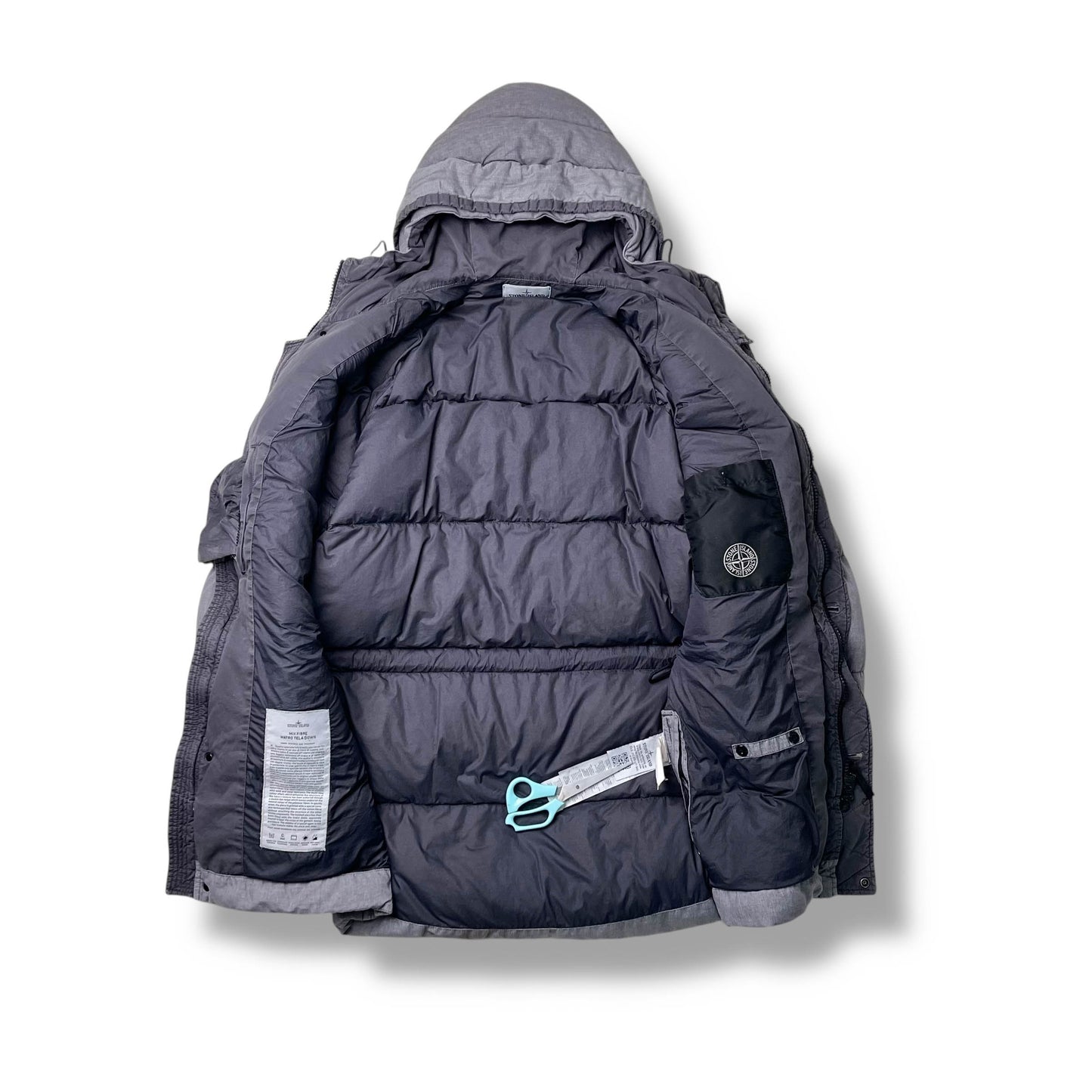 Stone Island Mixed Fibre Watro Tela Down Parka (L)