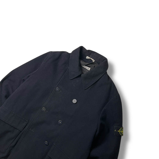 Vintage Stone Island Wool Peacoat (XL)