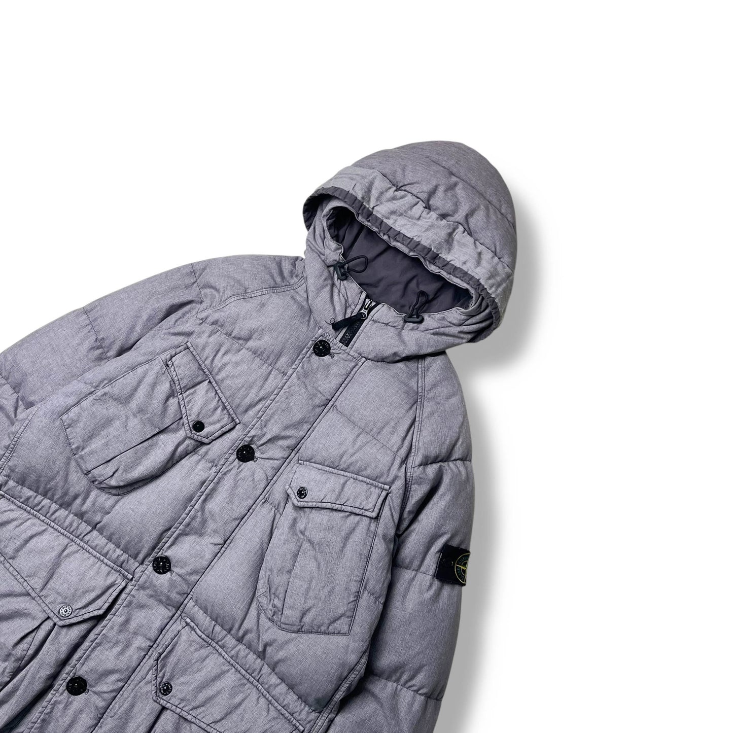 Stone Island Mixed Fibre Watro Tela Down Parka (L)