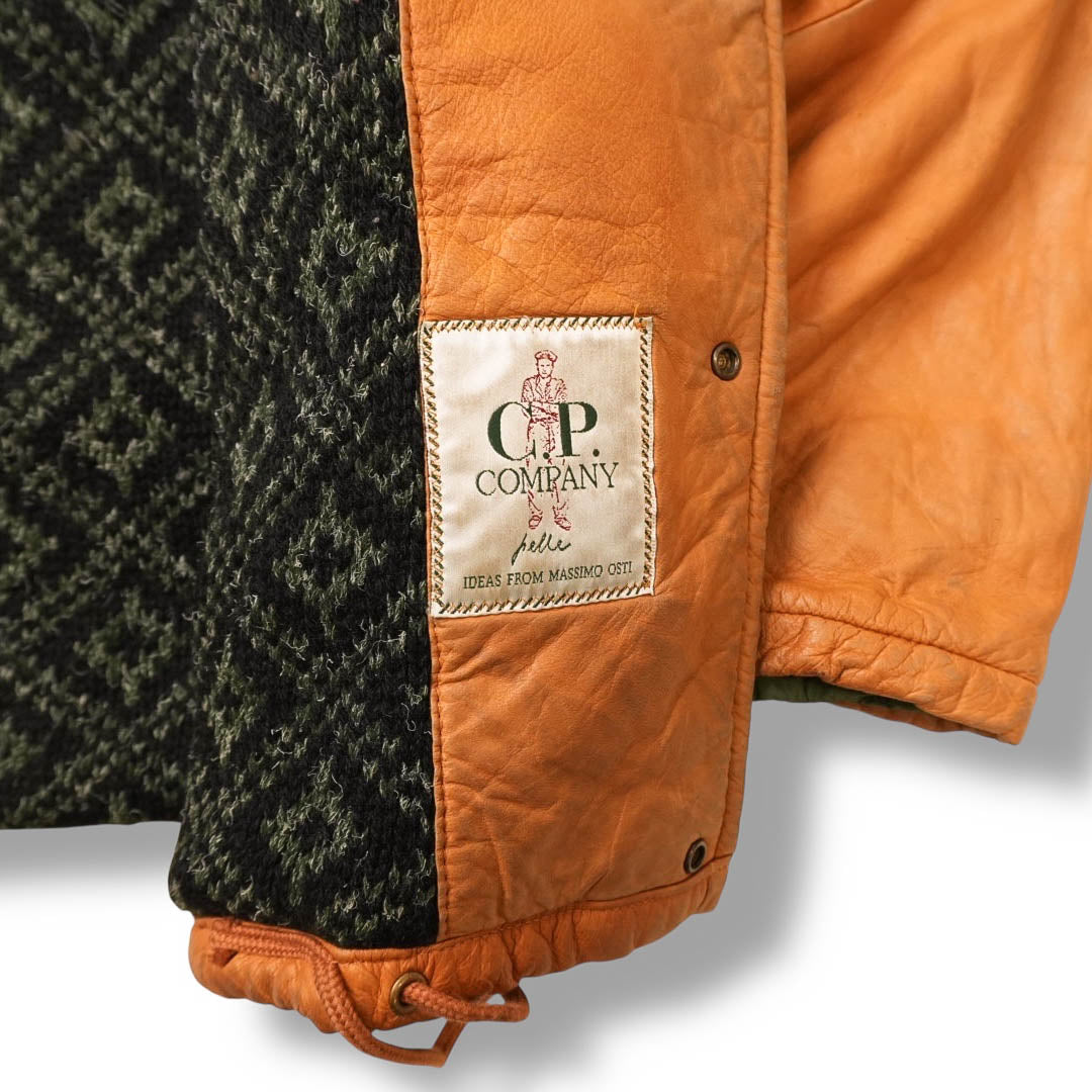 Vintage CP Company Leather Parka (XXL)