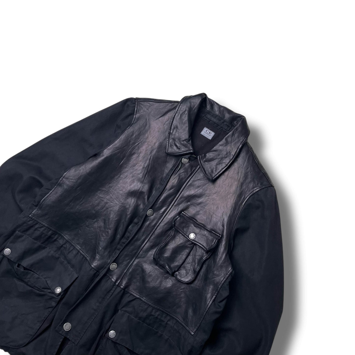 Vintage CP Company Half Leather Millie Miglia Jacket (XXL)